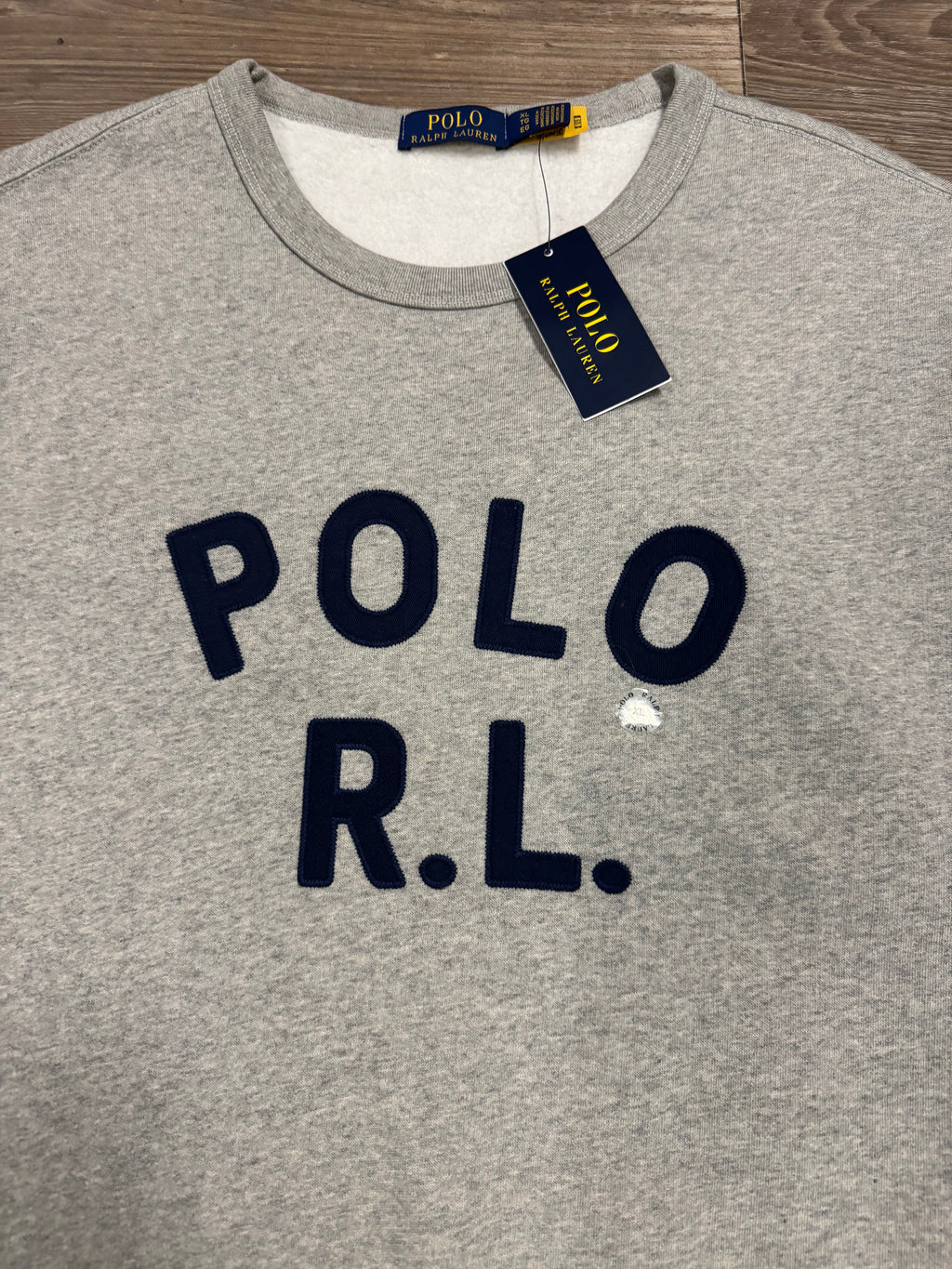 NWT Polo Ralph Lauren Embroidered Varsity Sweatshirt
