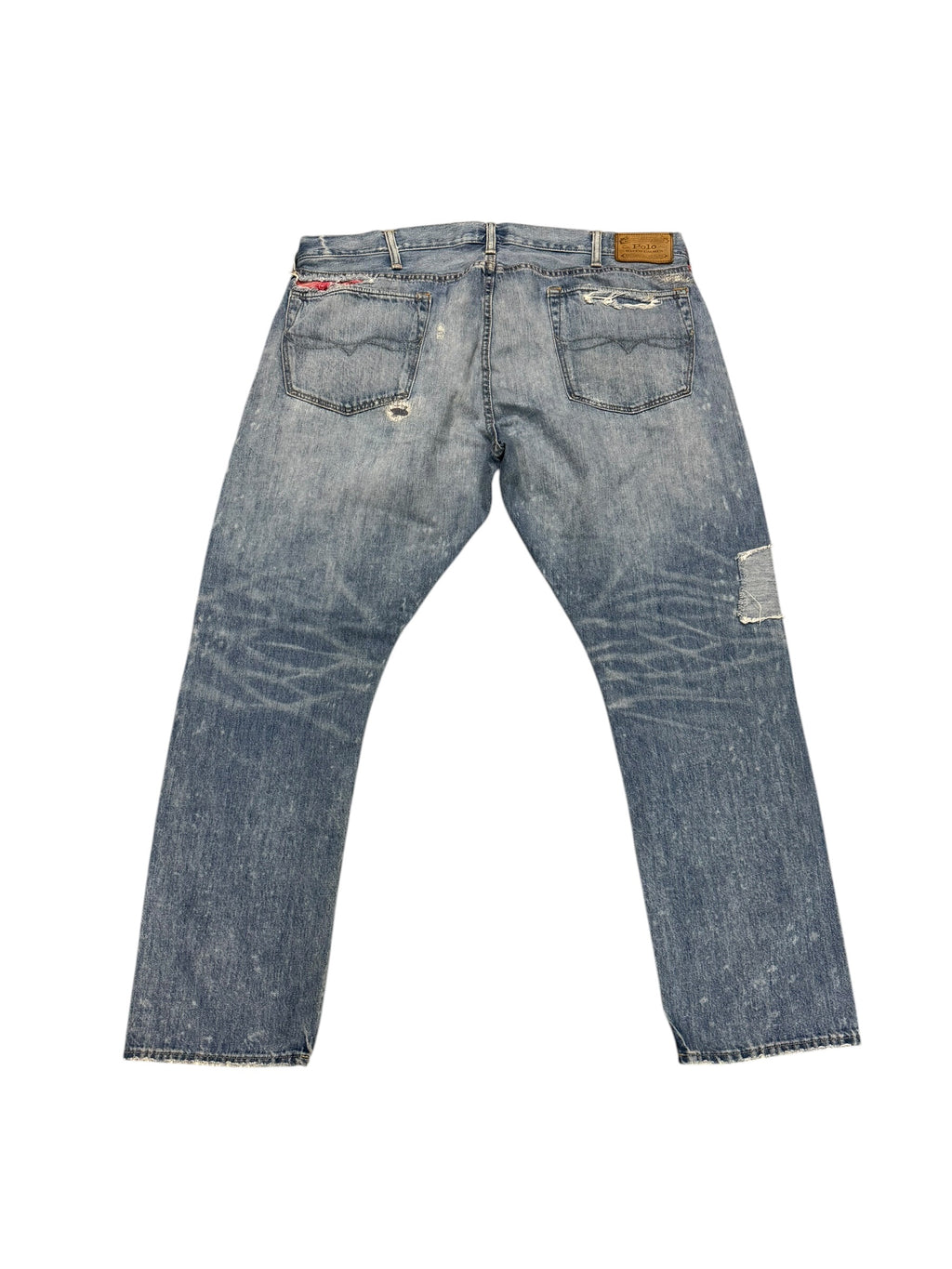OG POLO RALPH LAUREN VINTAGE DISTRESSED BANDANA JEANS