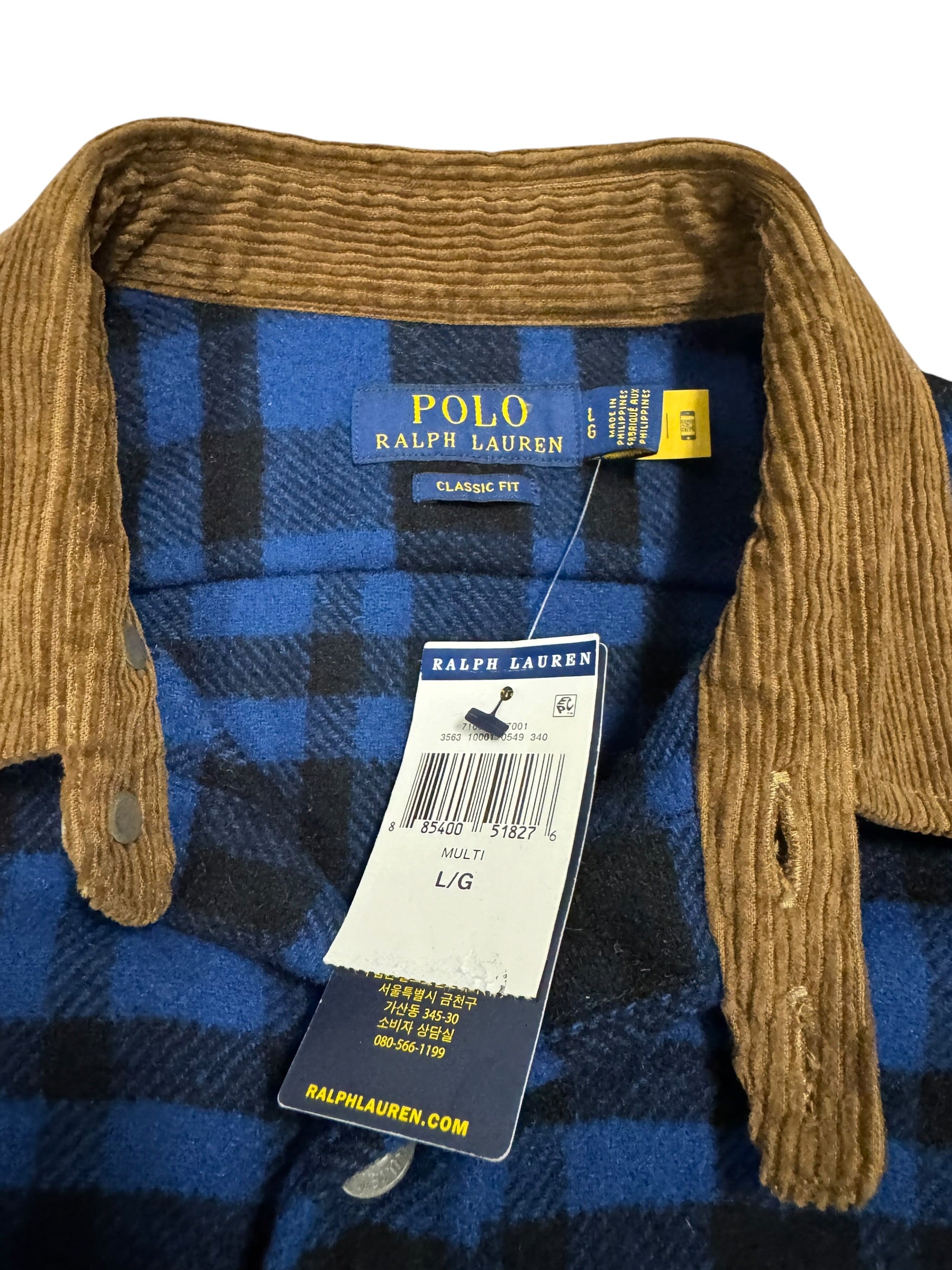 NWT Polo Ralph Lauren Heavyweight Lumberjack Shirt