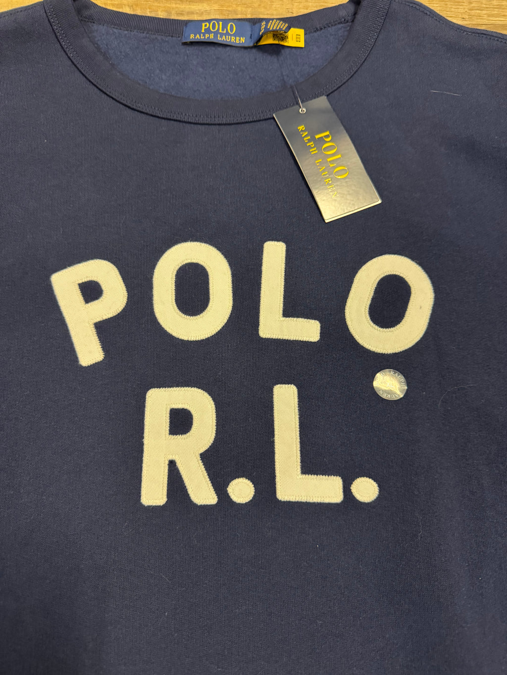 NWT Polo Ralph Lauren Embroidered Varsity Sweatshirt