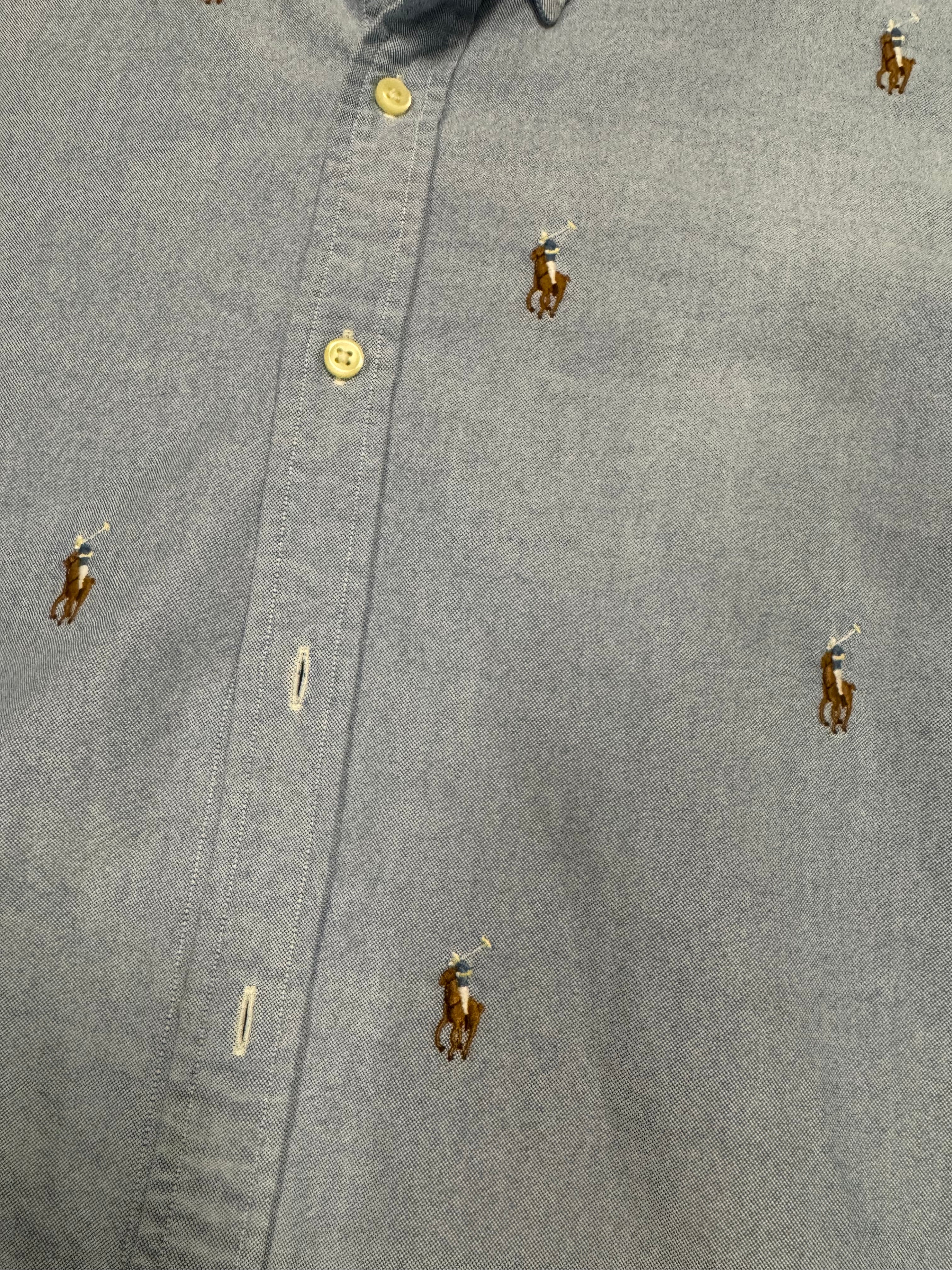 Polo Ralph Lauren Embroidered POLO-DOT Button Up Shirt