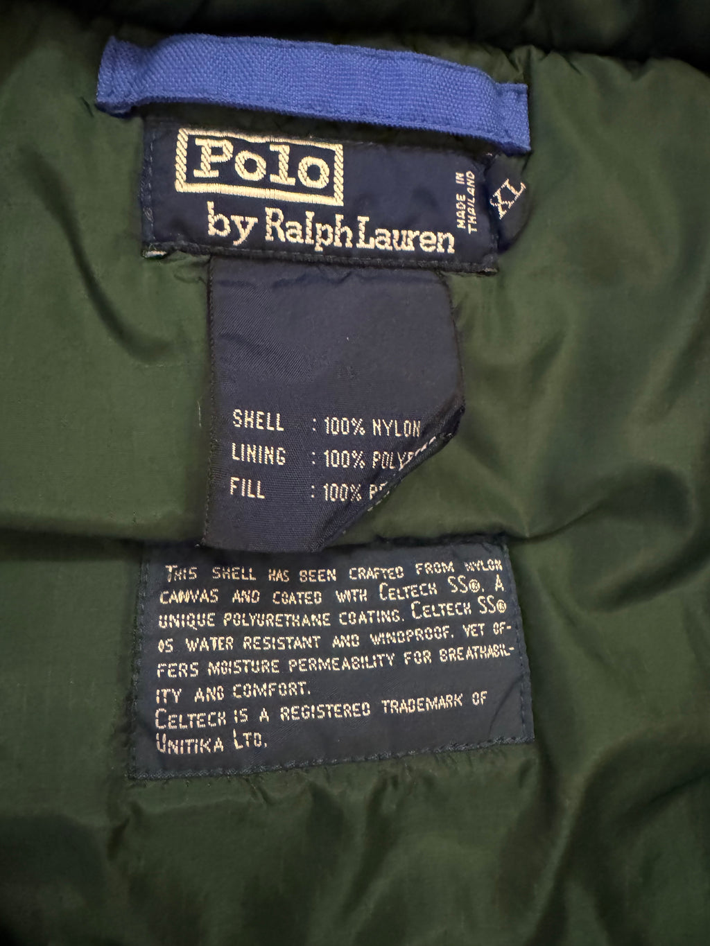 Vintage OG Polo Ralph Lauren Hi-Tech Vest