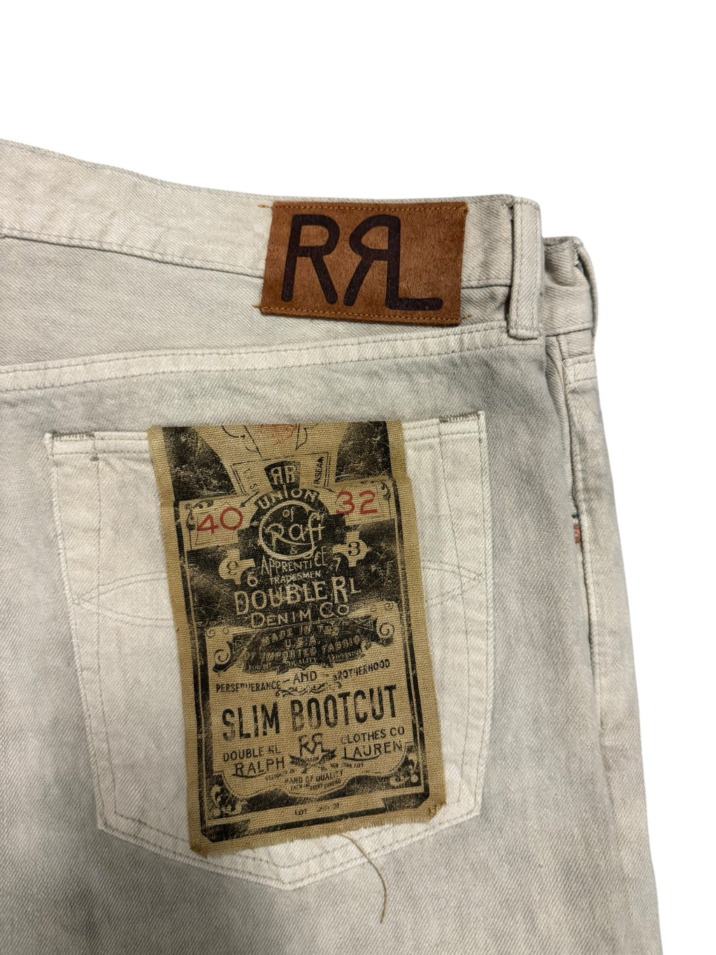 NWT RRL SELVEDGE BOOTCUT JEANS