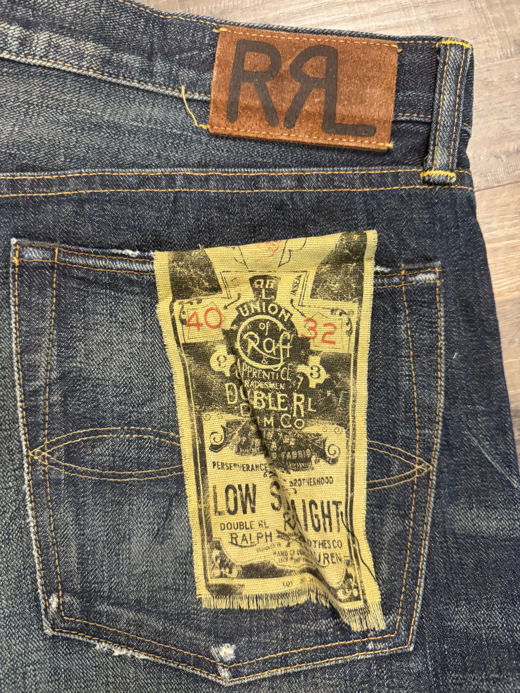 NWT RRL SELVEDGE DENIM JEANS