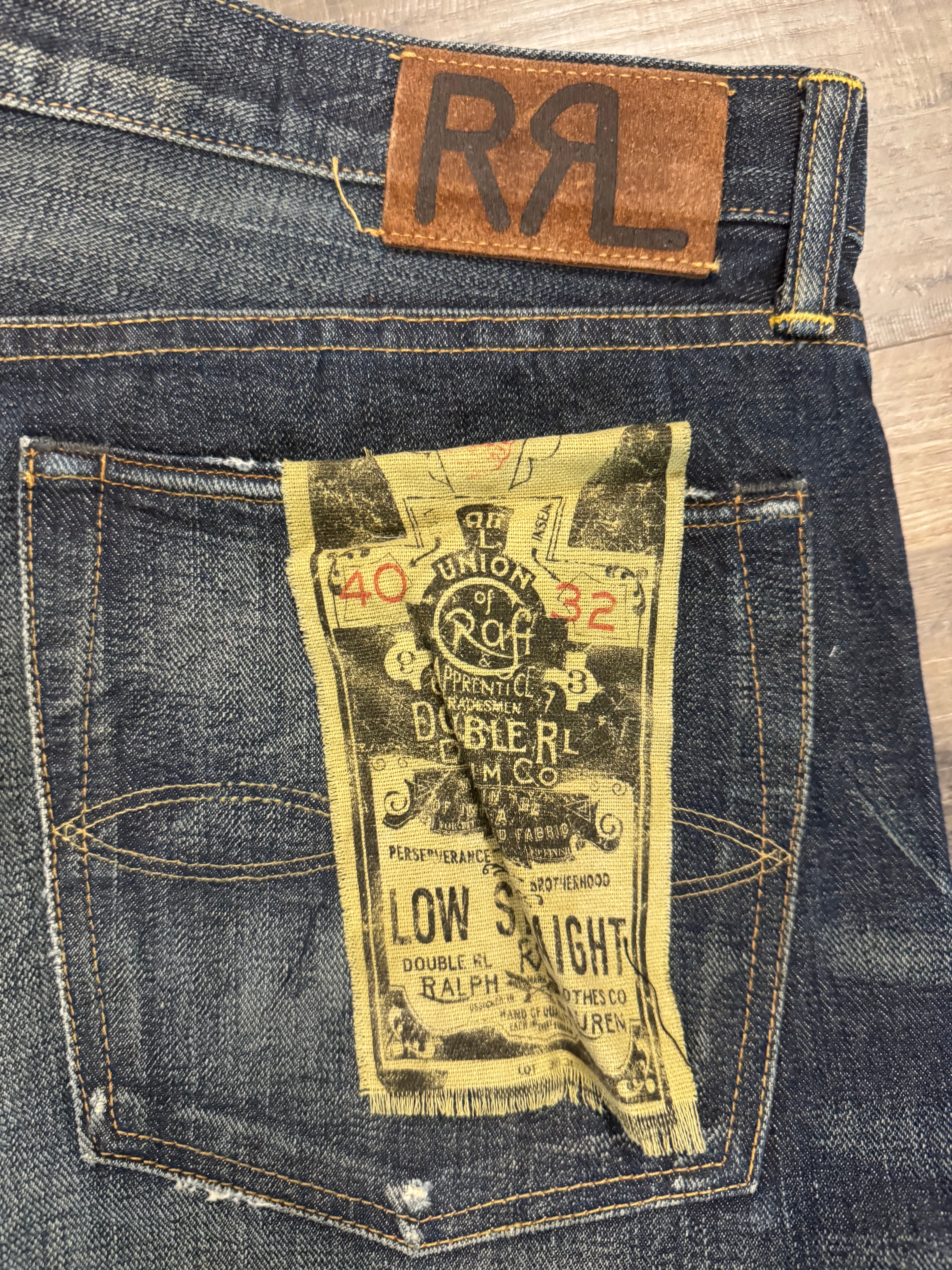 NWT RRL SELVEDGE DENIM JEANS
