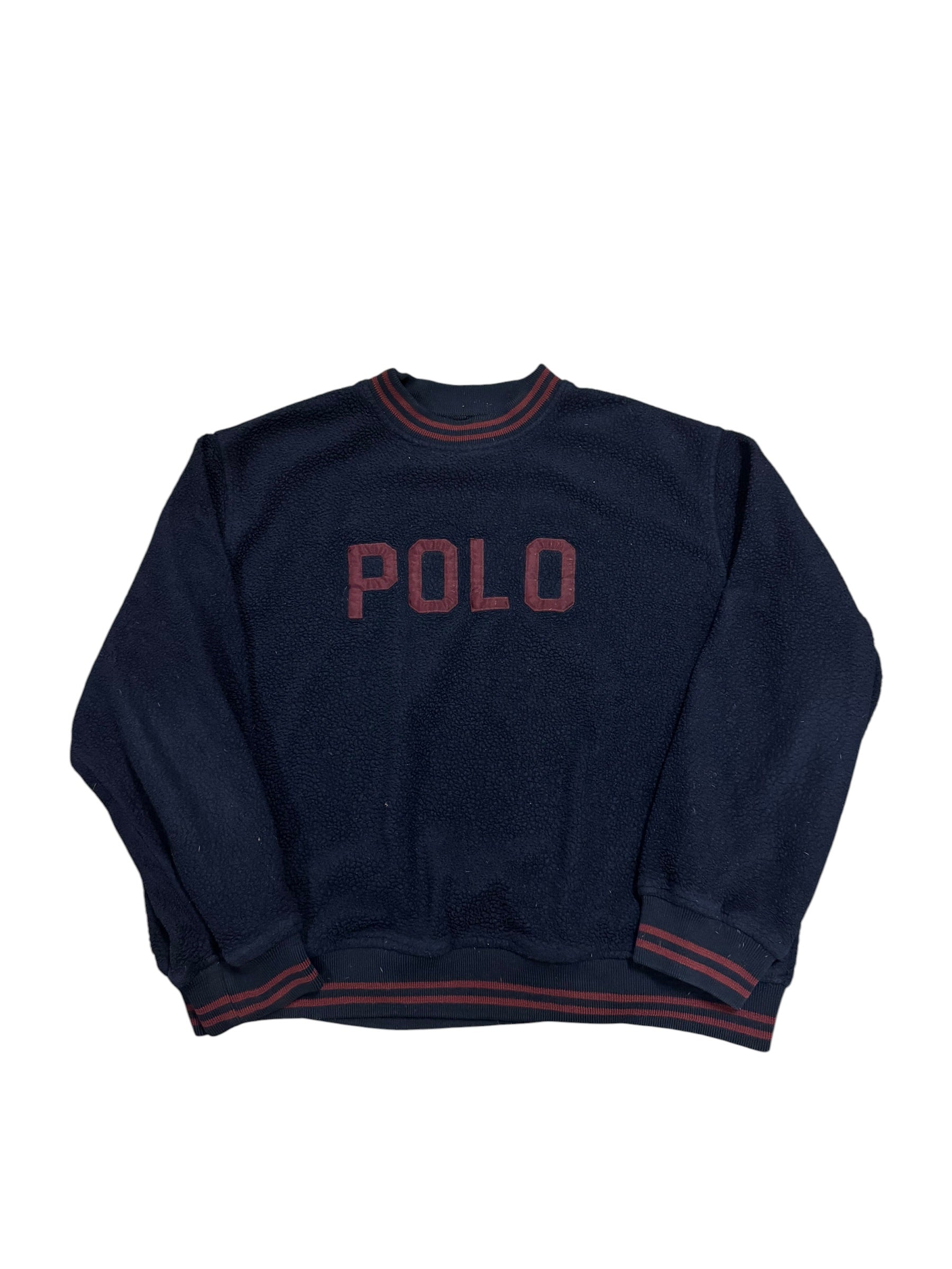 Vintage OG Polo Ralph Lauren Heavyweight Sherpa Sweatshirt