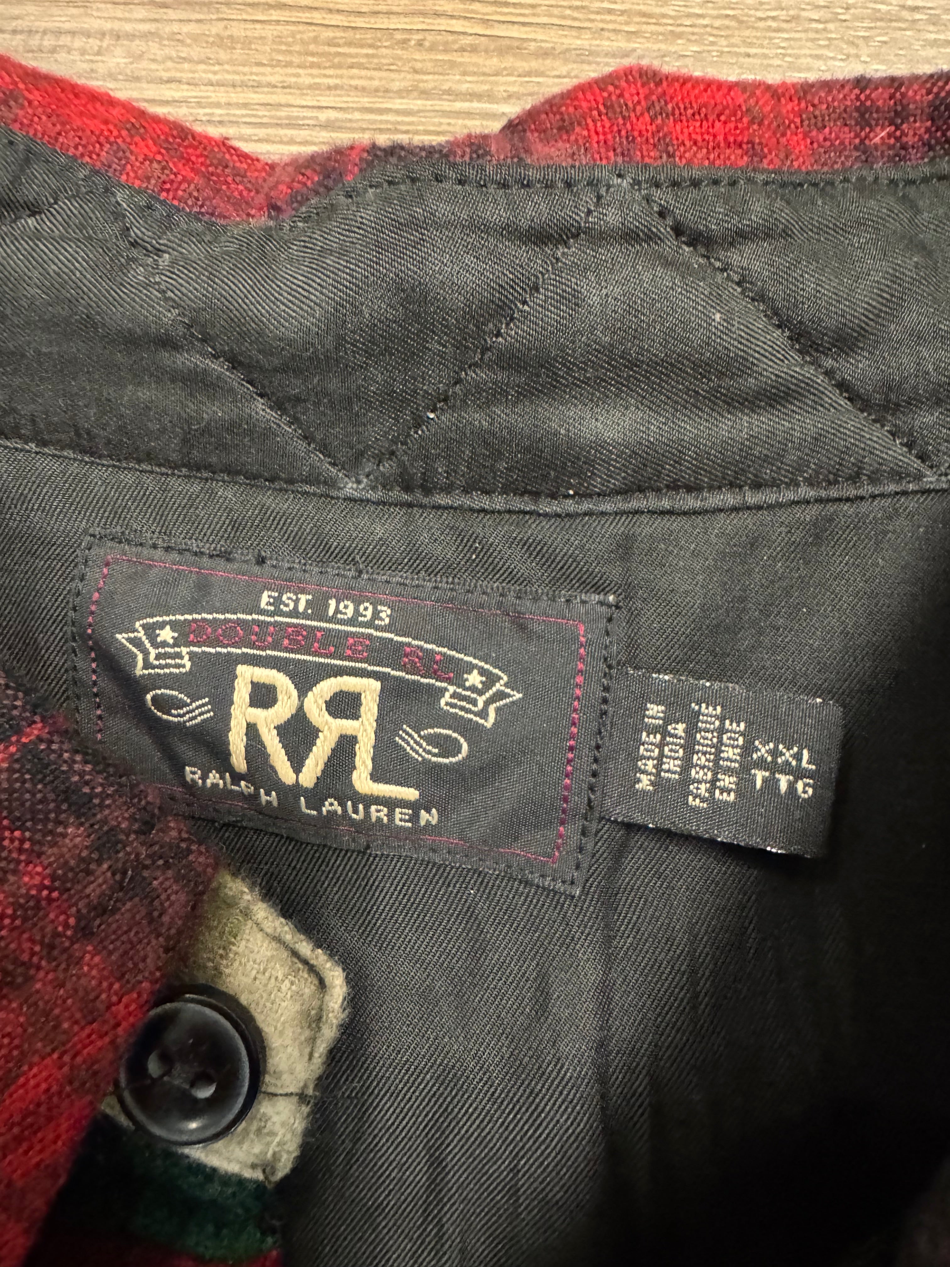 Vintage RRL Limited Edition Heavy Patchwork Flannel