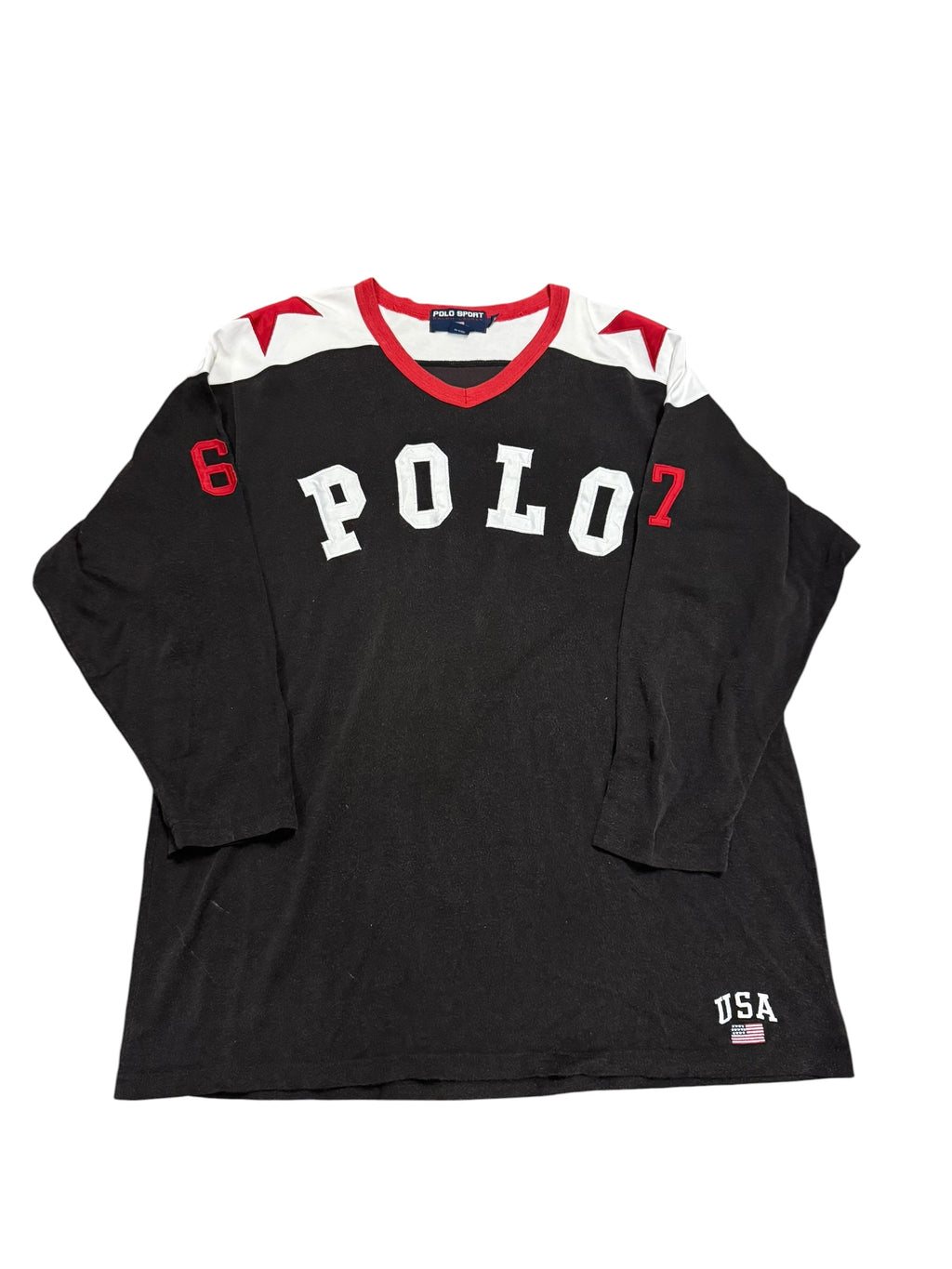 Vintage OG 90’s Polo Sport Varsity Jersey