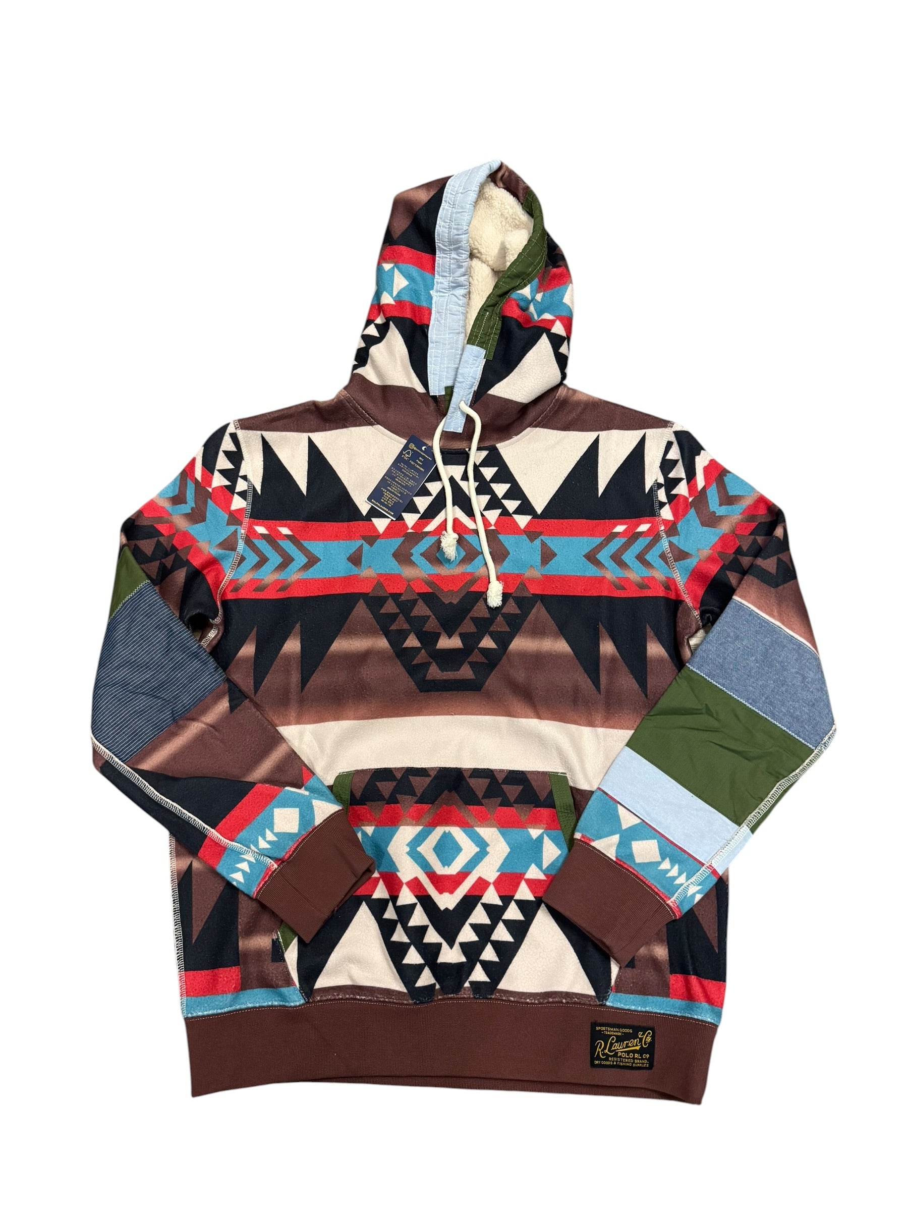 NWT Polo Ralph Lauren Native Blanket Hoodie