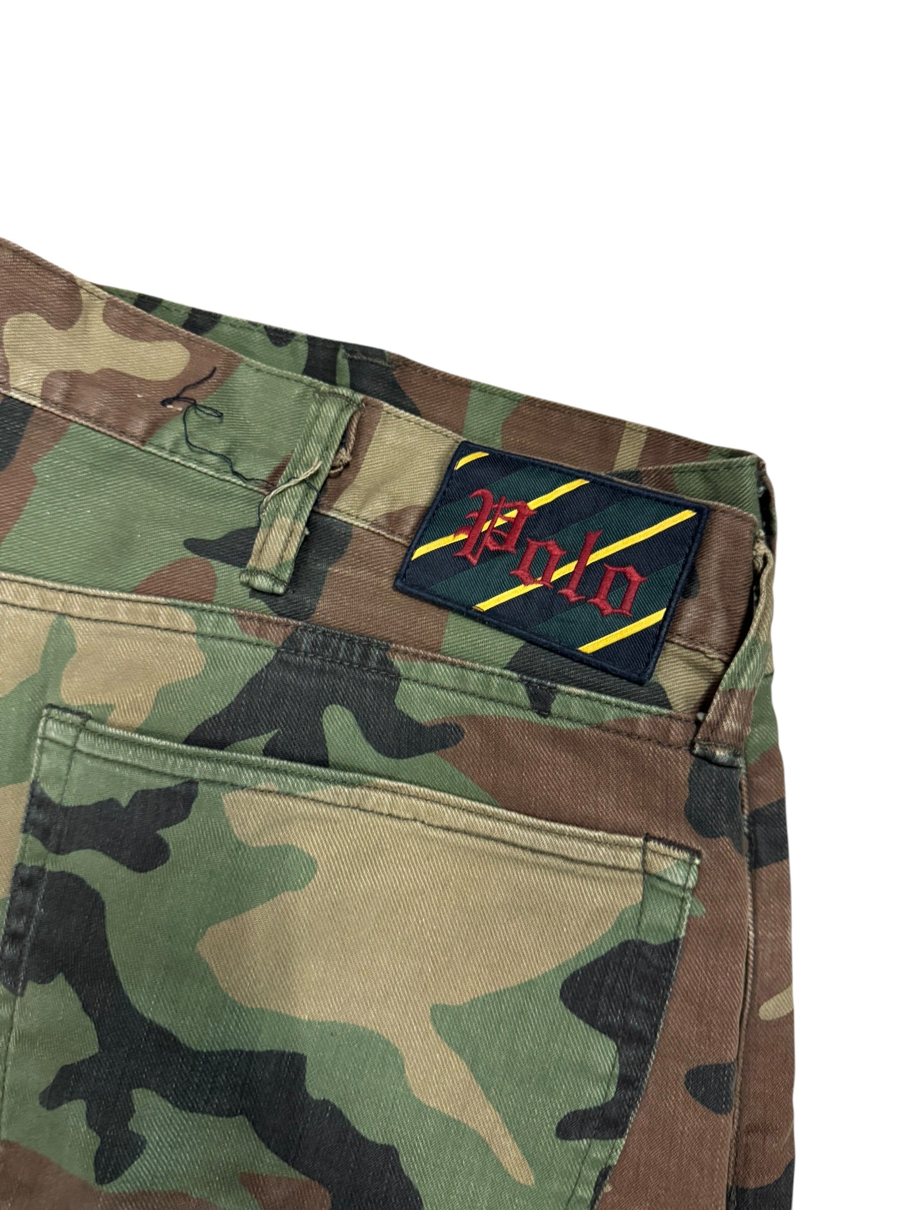 Vintage Polo Ralph Lauren Camo Denim Jeans