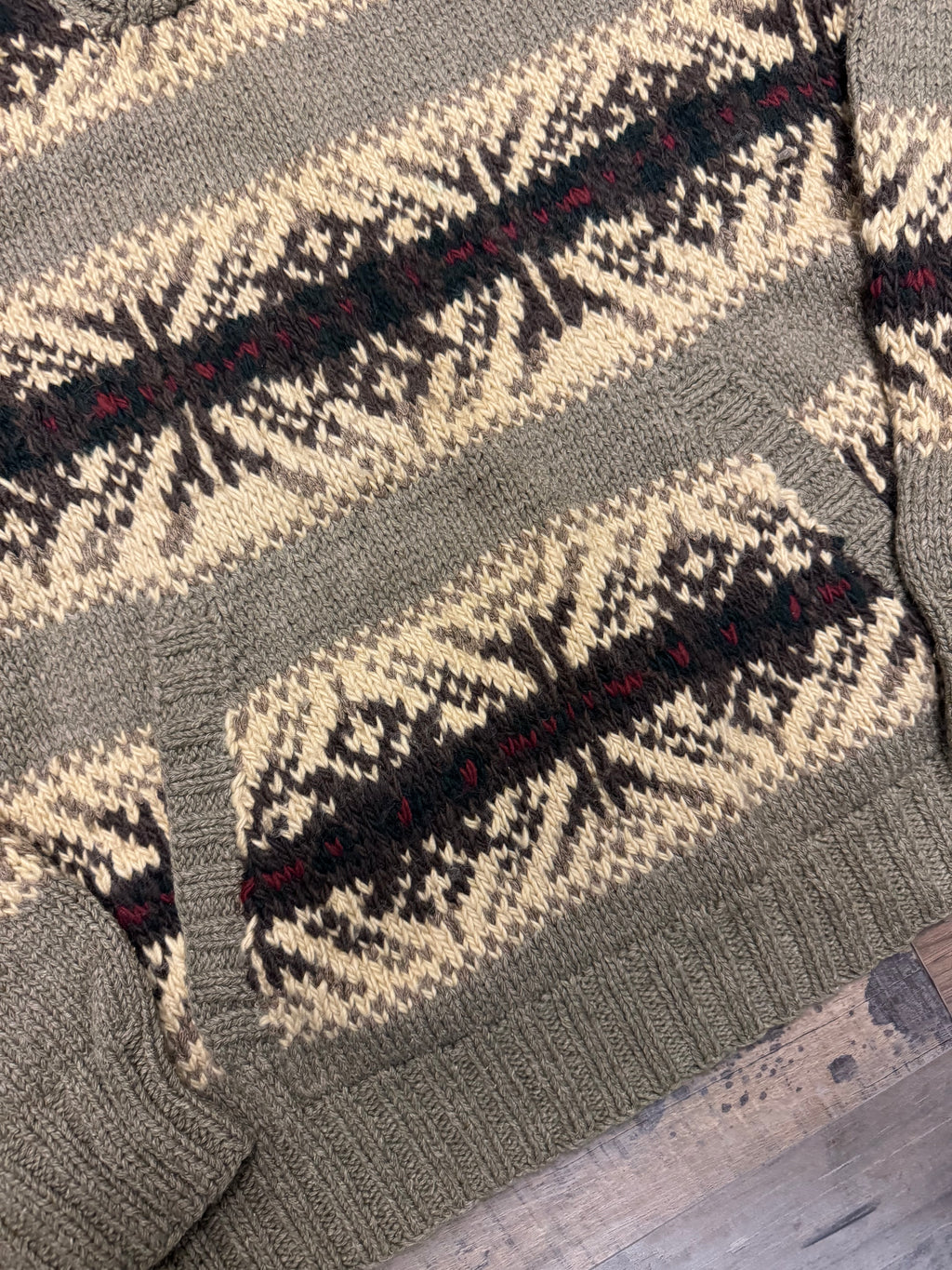 Polo chunky native shawl