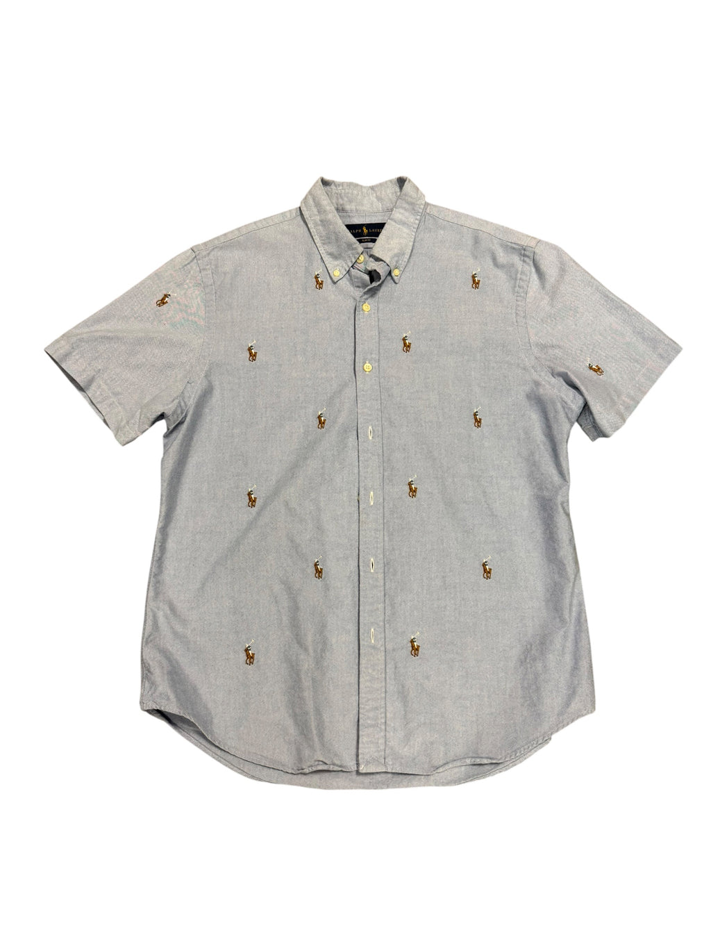 Polo Ralph Lauren Embroidered POLO-DOT Button Up Shirt