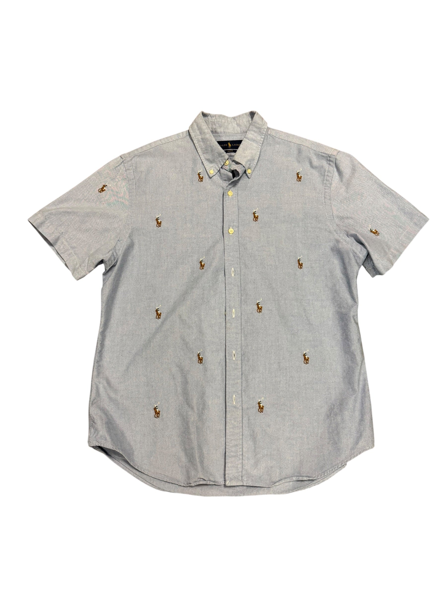 Polo Ralph Lauren Embroidered POLO-DOT Button Up Shirt