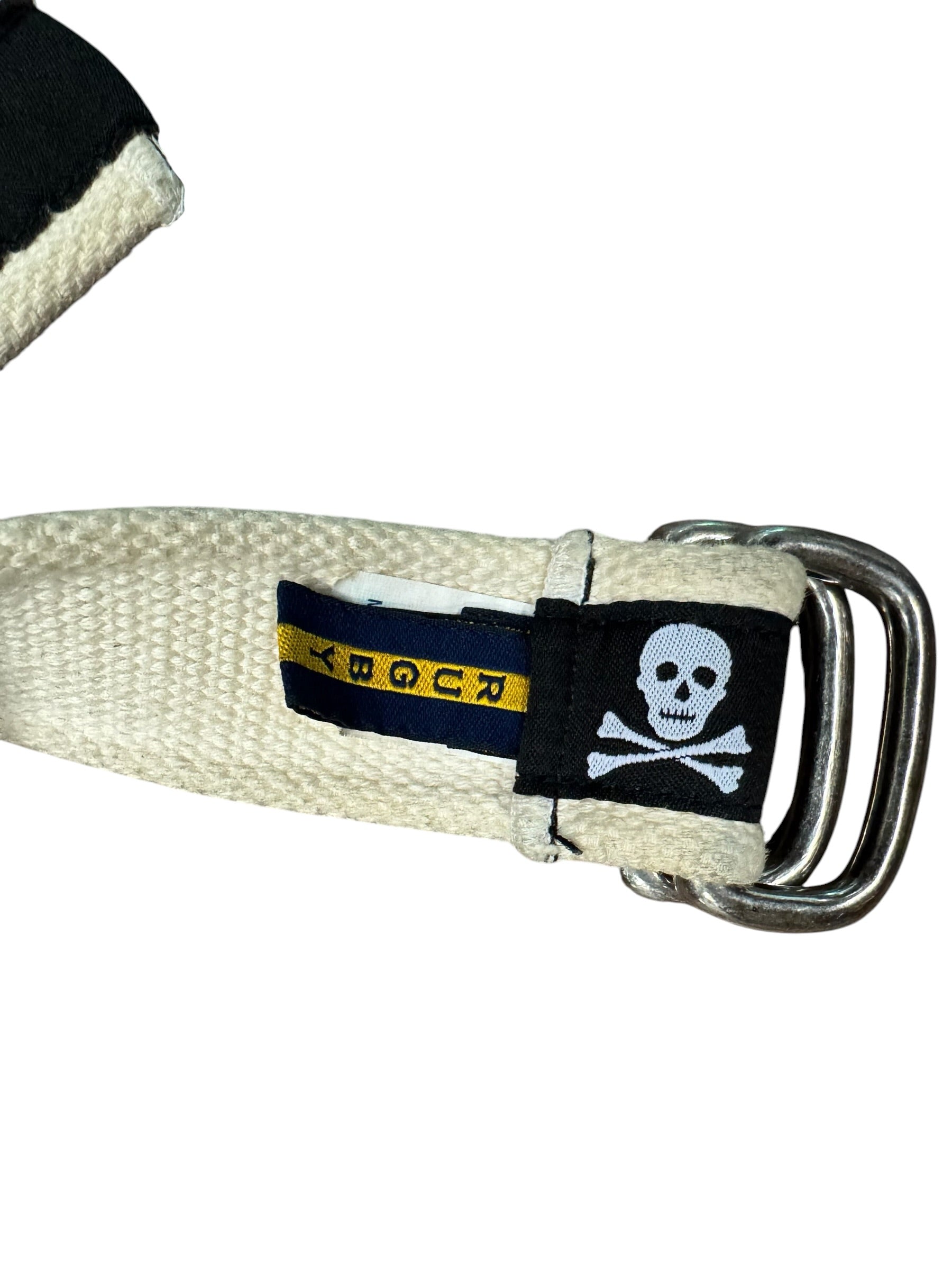 2004 Rugby Brand Skull and Bones Cotton Belt