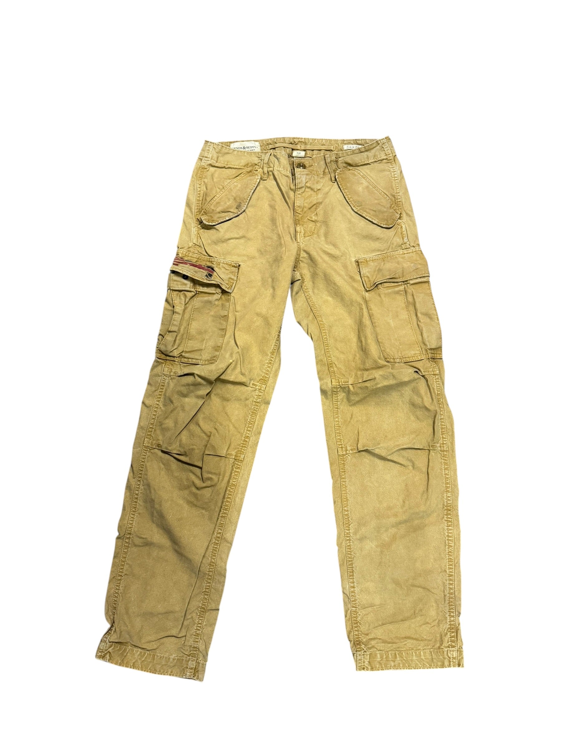 OG Ralph Lauren Denim and Supply Distressed Cargo Pants