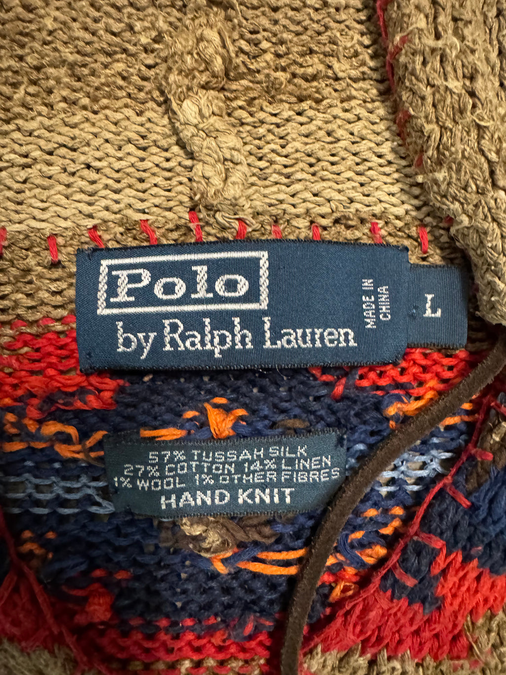 Vintage OG Hand Knit Native Hoodie