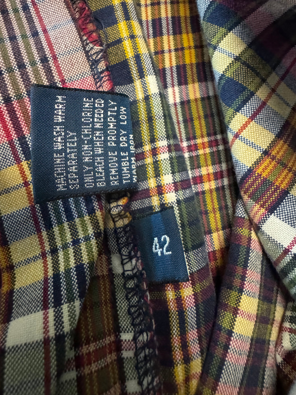 Vintage OG Polo Ralph Lauren Plaid Preppy Shorts