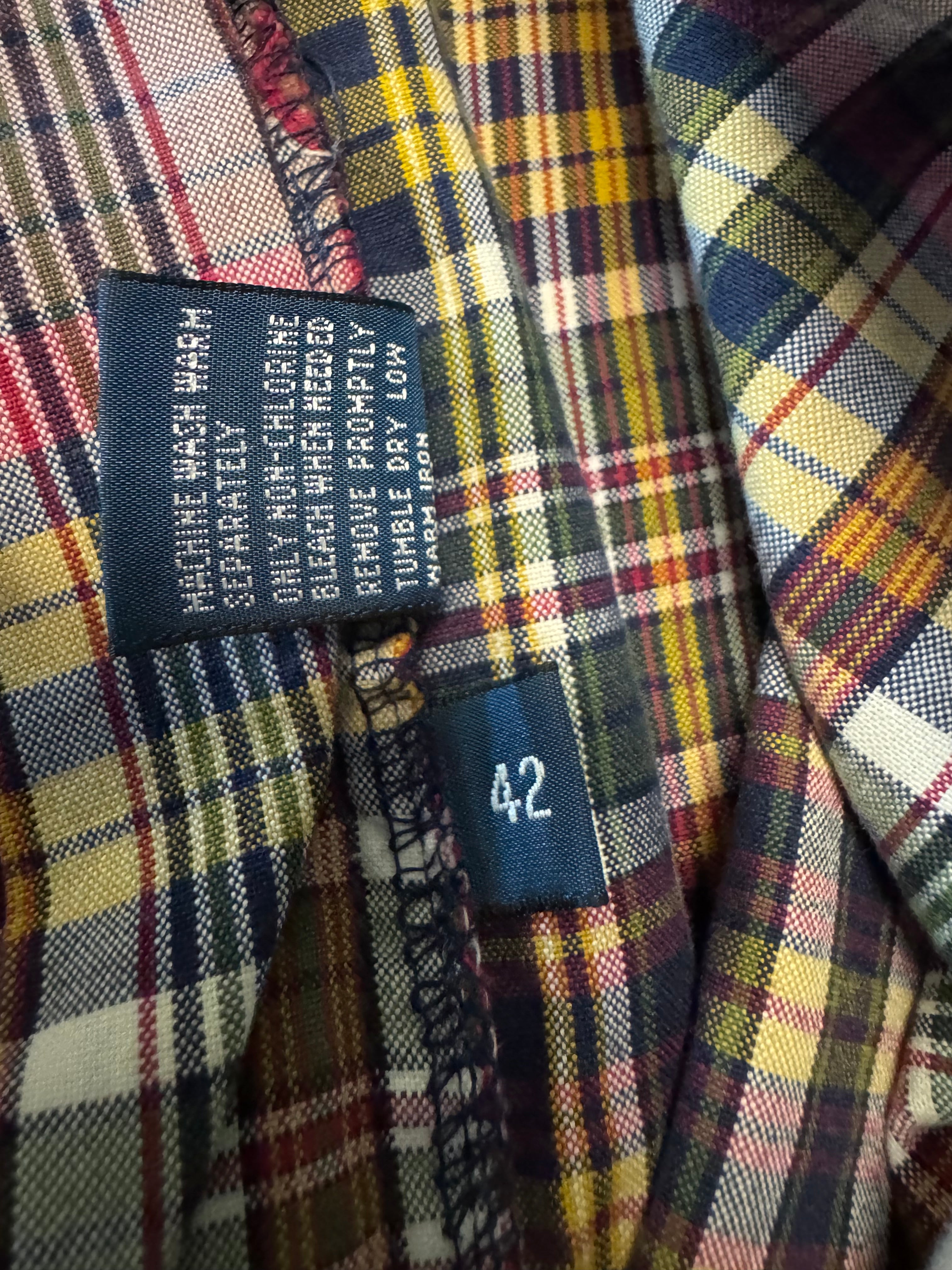 Vintage OG Polo Ralph Lauren Plaid Preppy Shorts