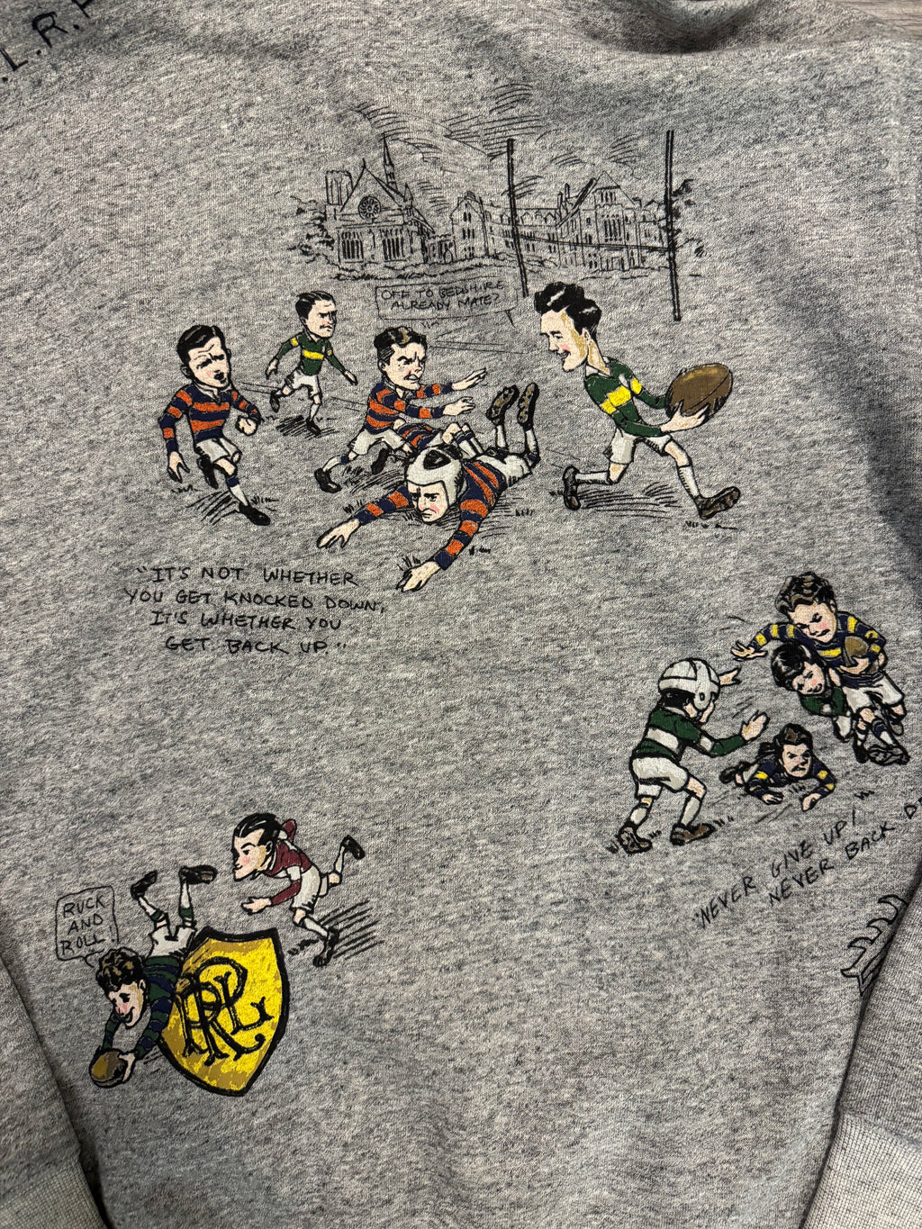 Polo Ralph Lauren RLFC Varsity Cartoon Graphic Hoodie
