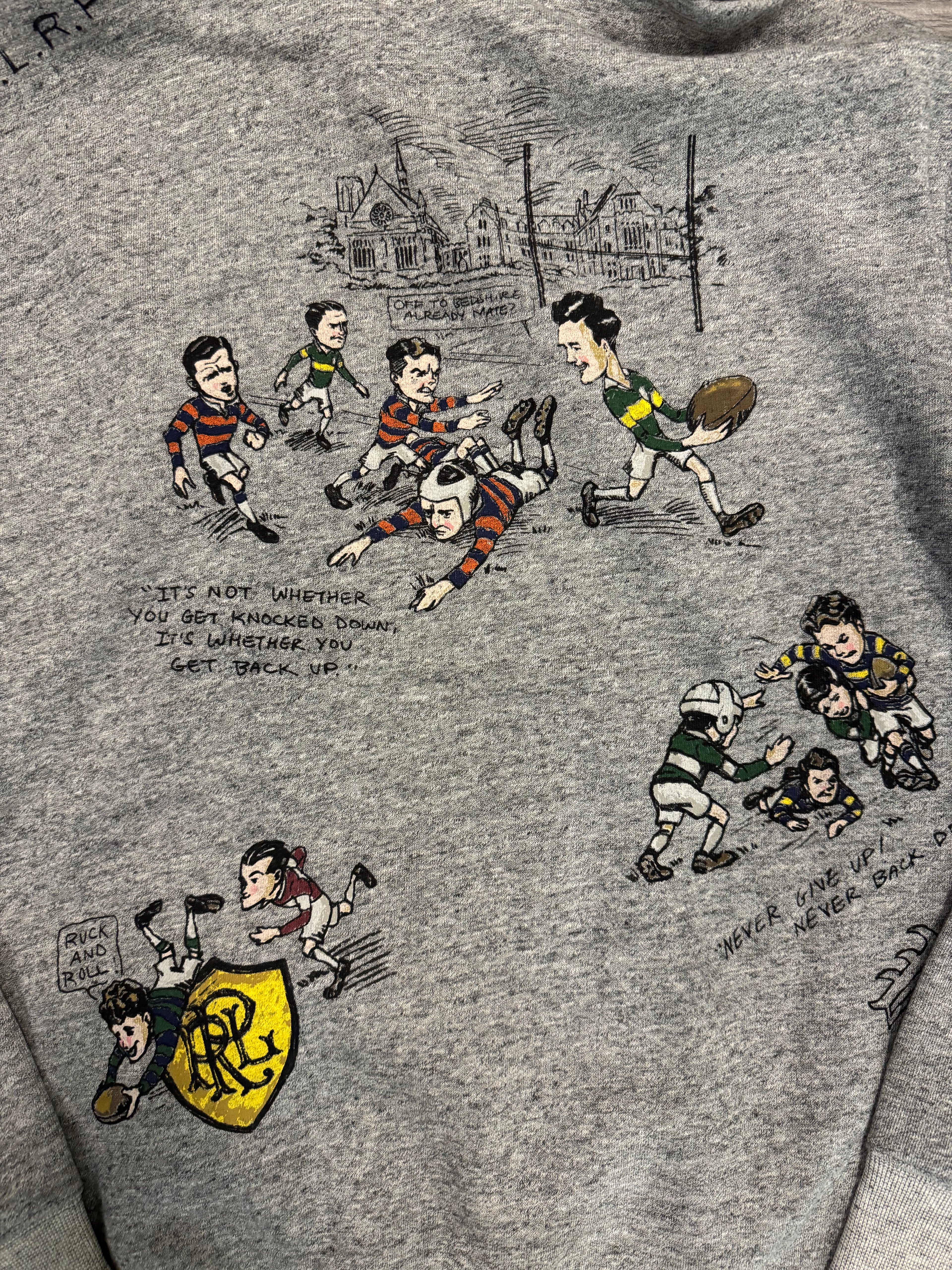 Polo Ralph Lauren RLFC Varsity Cartoon Graphic Hoodie