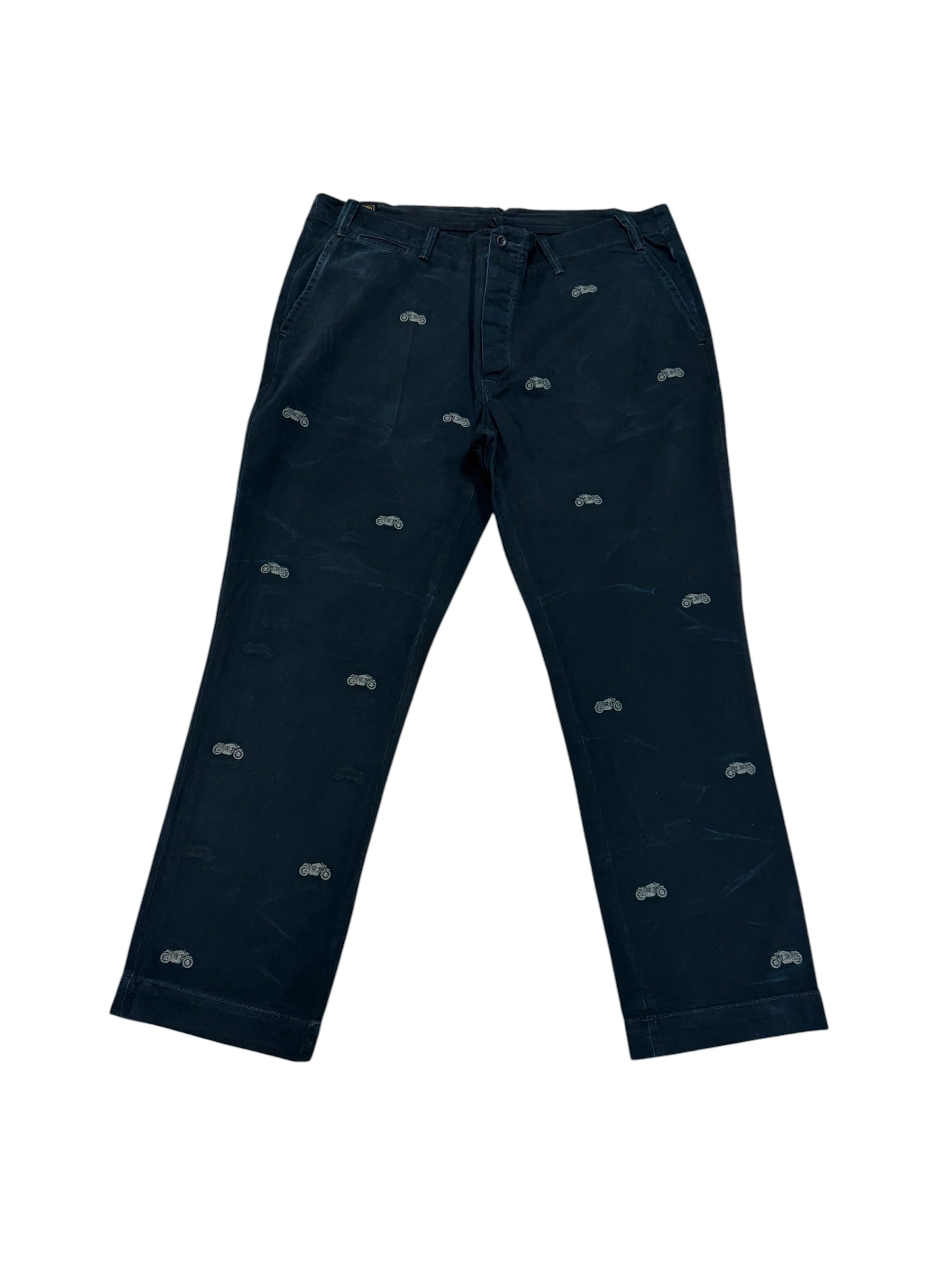 Polo Ralph Lauren EmbroideredMoto Trousers