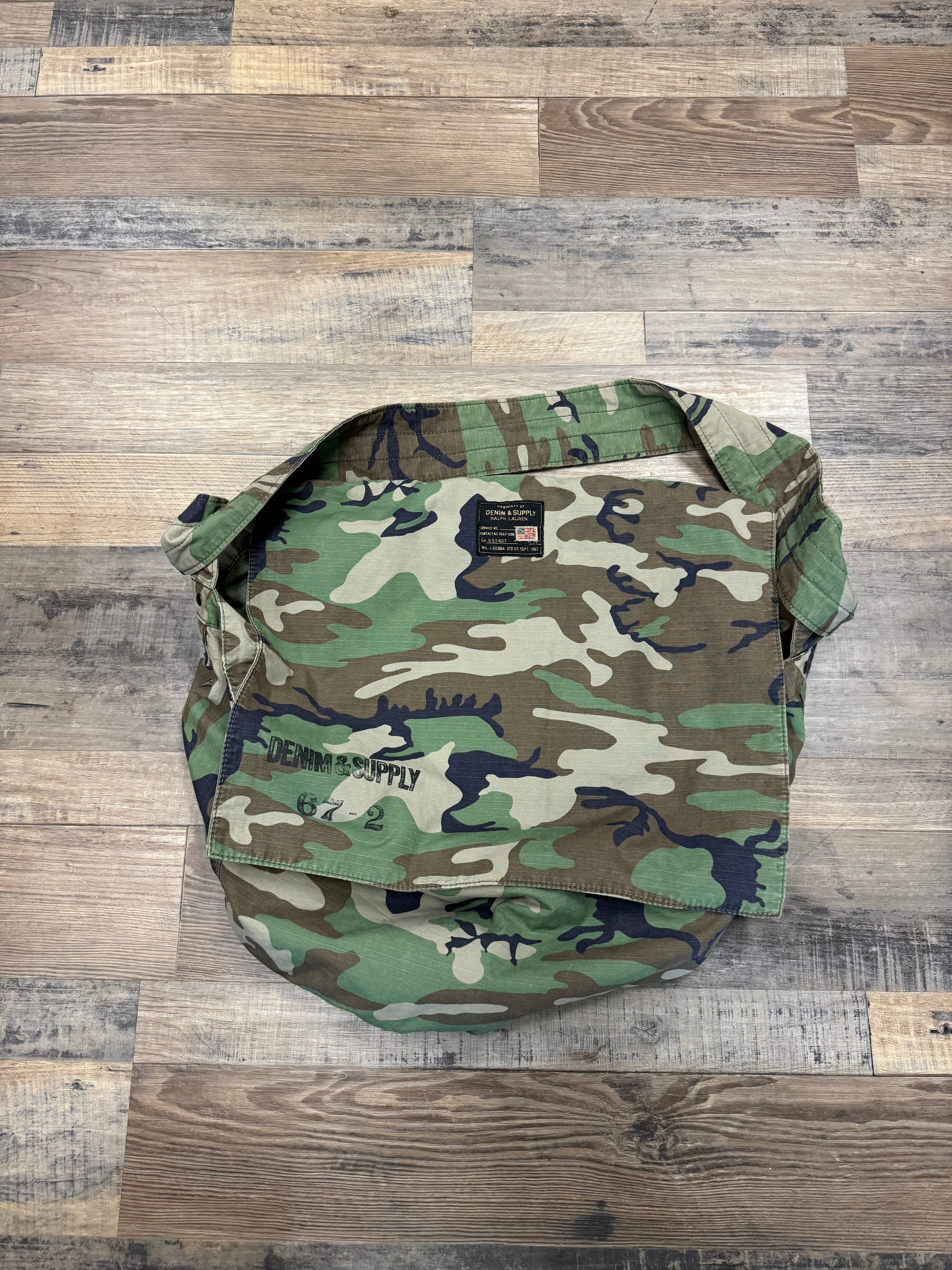 Ralph Lauren Denim and Supply Camo messenger bag – LotiqueUSA