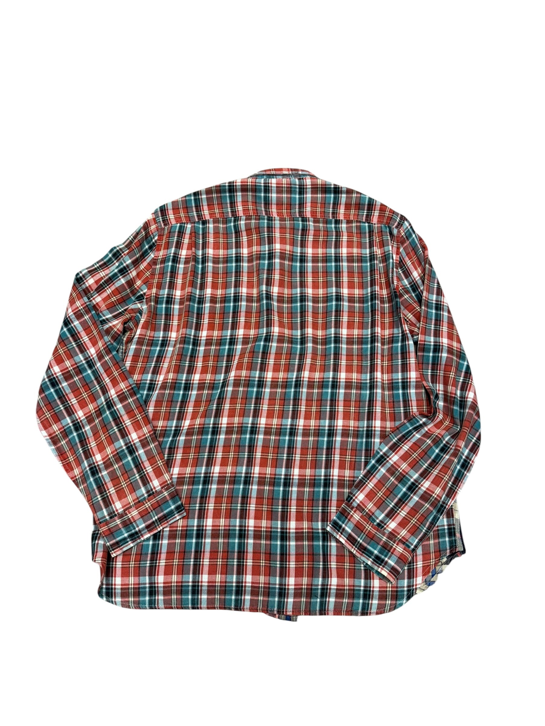 Vintage OG Denim and Supply Patchwork Button Down