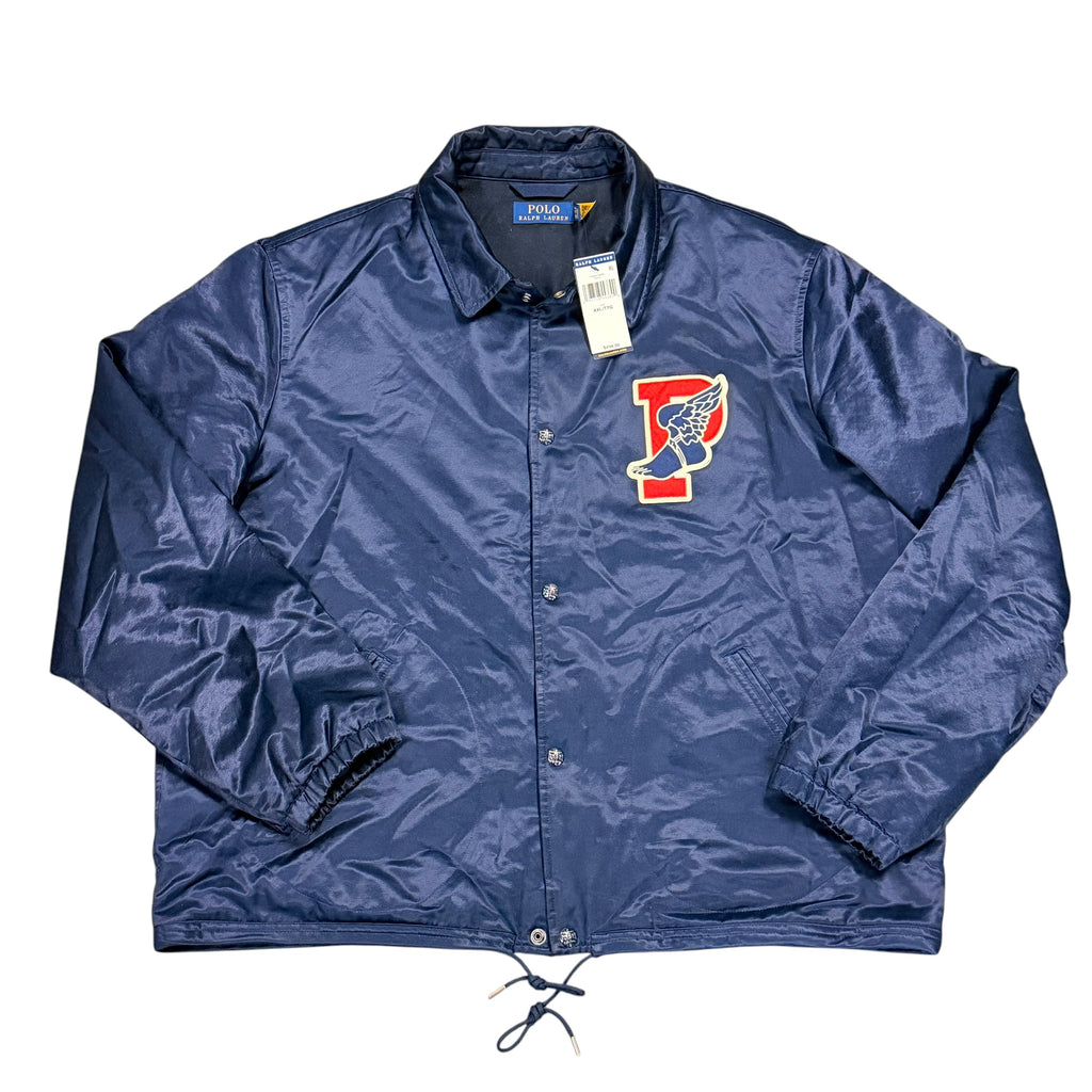 NWT Polo Ralph Lauren Satin Pwing Stadium Jacket