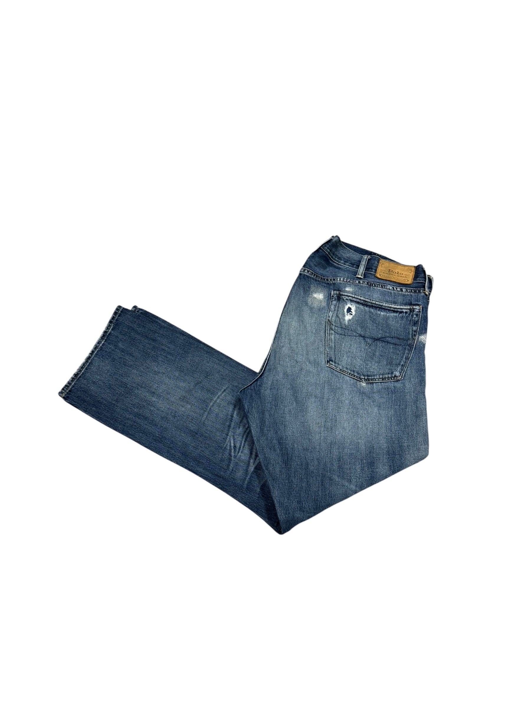 OG POLO RALPH LAUREN VINTAGE NATIVE DISTRESSED JEANS