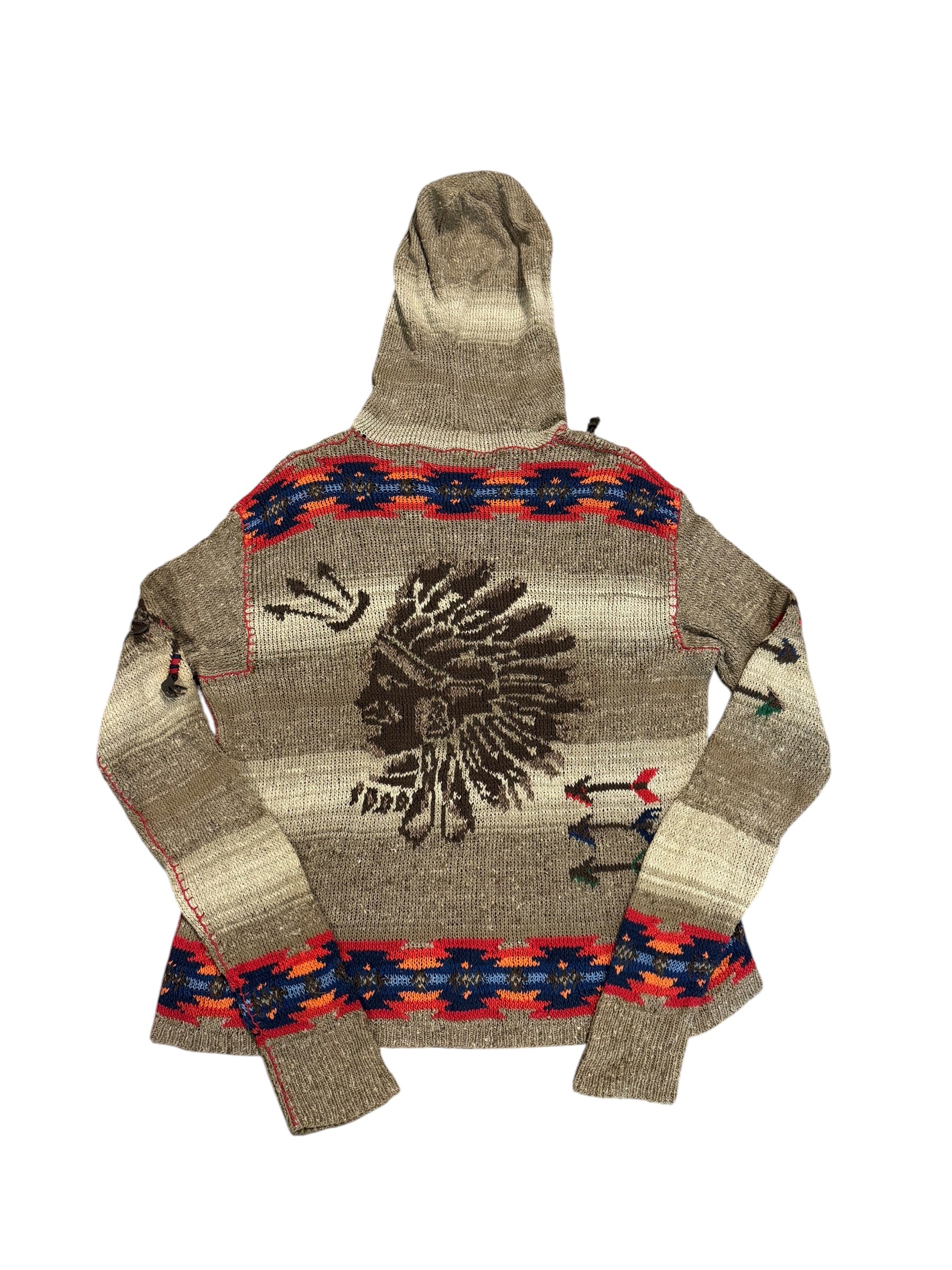 Vintage OG Hand Knit Native Hoodie