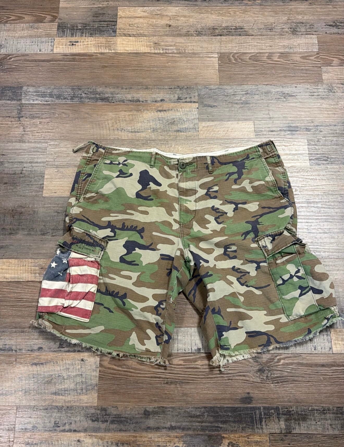 Denim and Supply Flag Cargo Shorts
