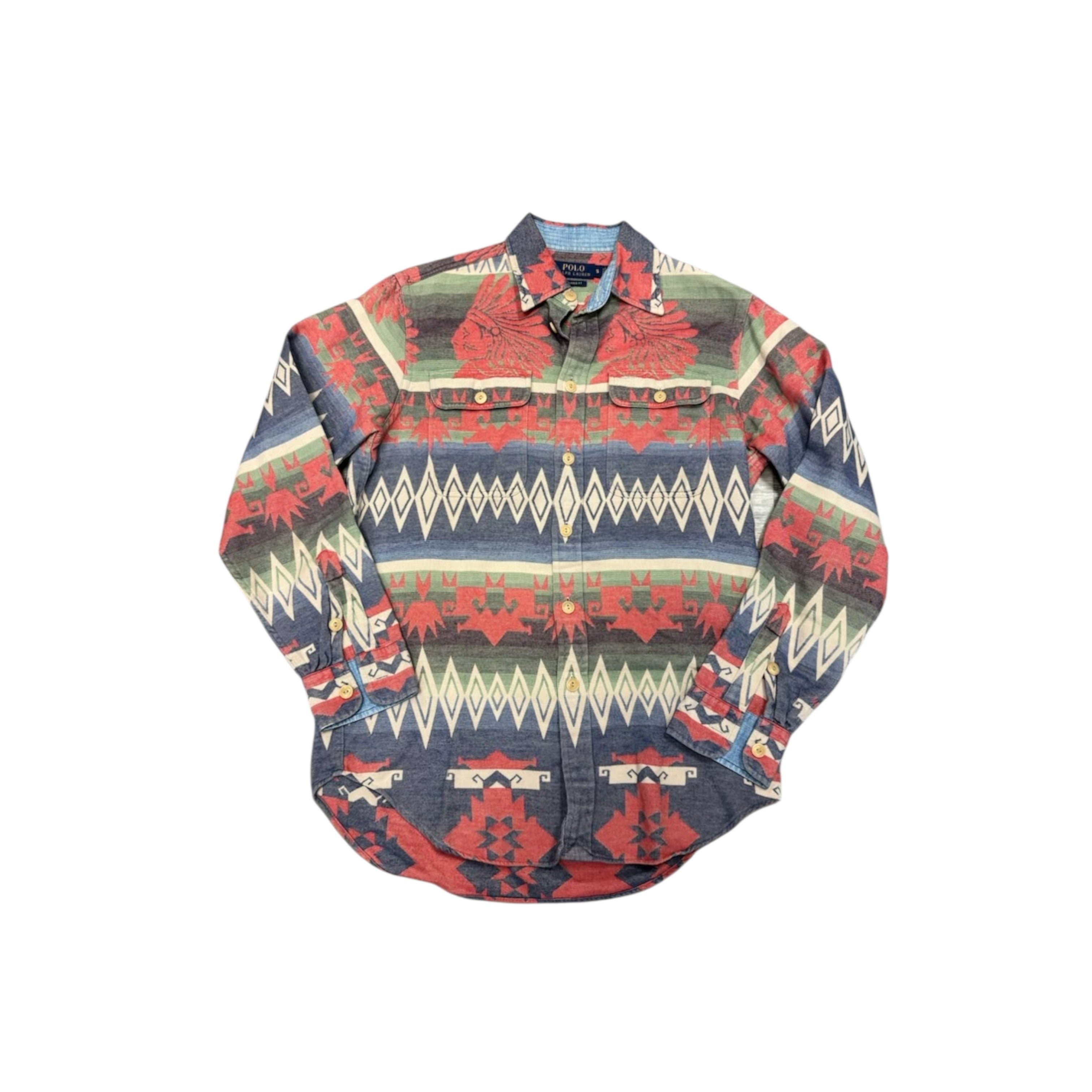 Polo native flannel button down