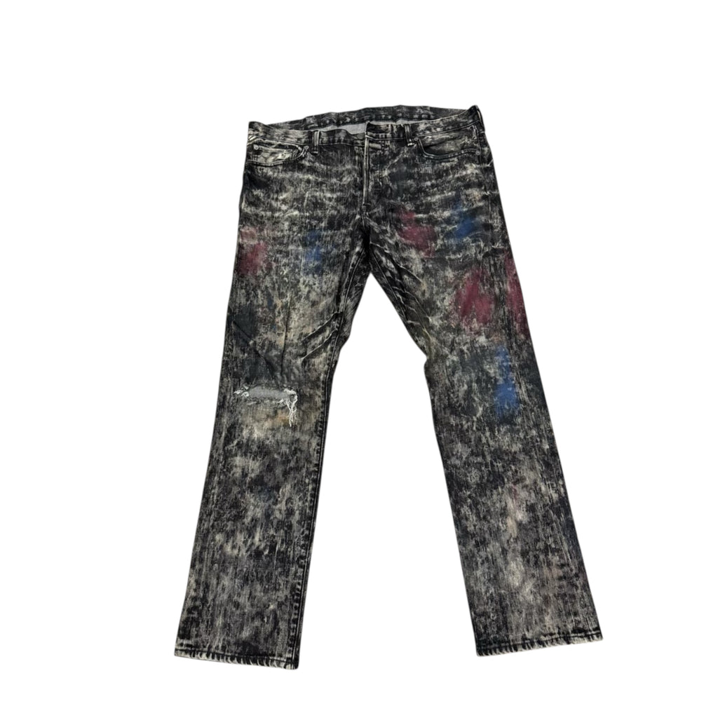 Denim and supply paint splatter jeans