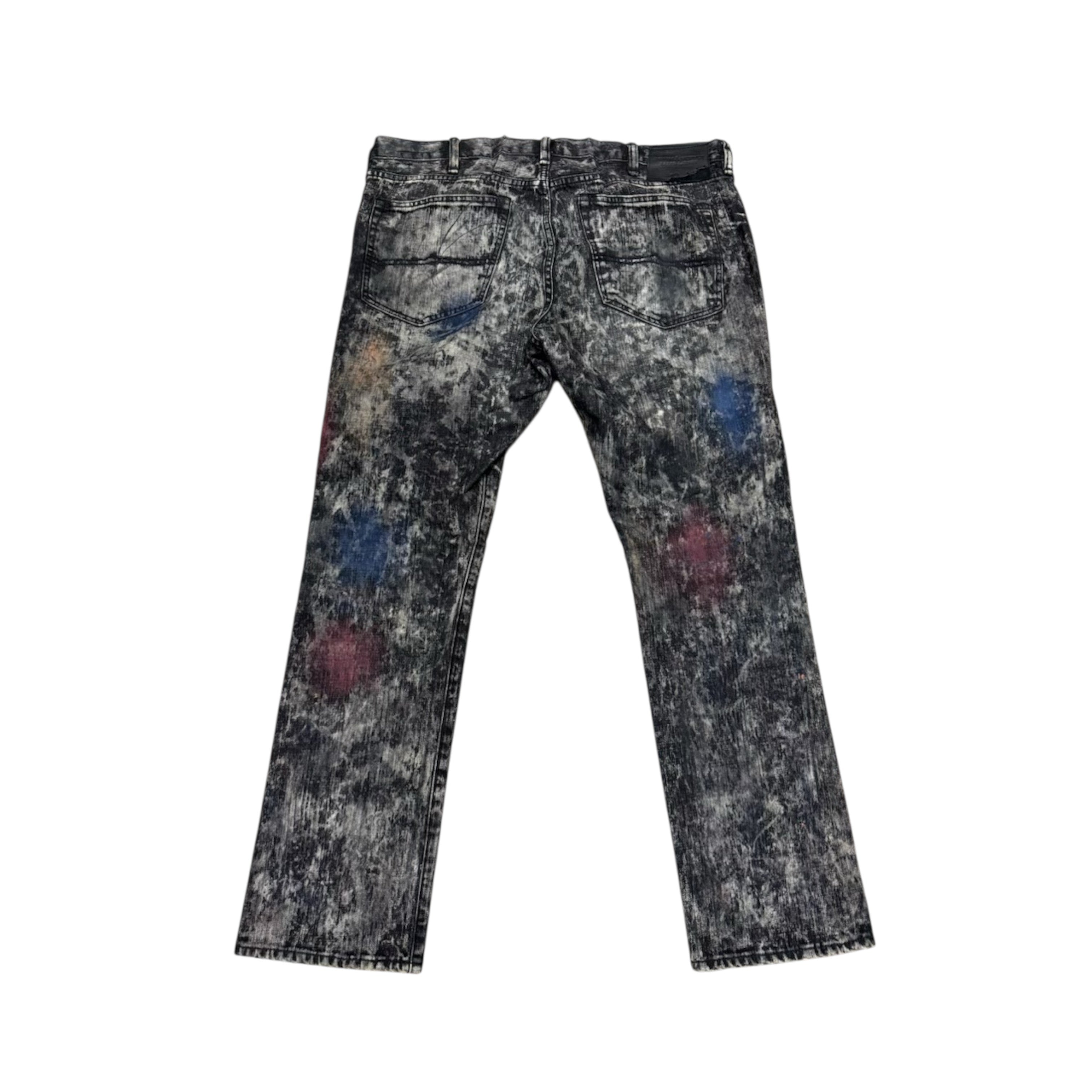 Denim and supply paint splatter jeans