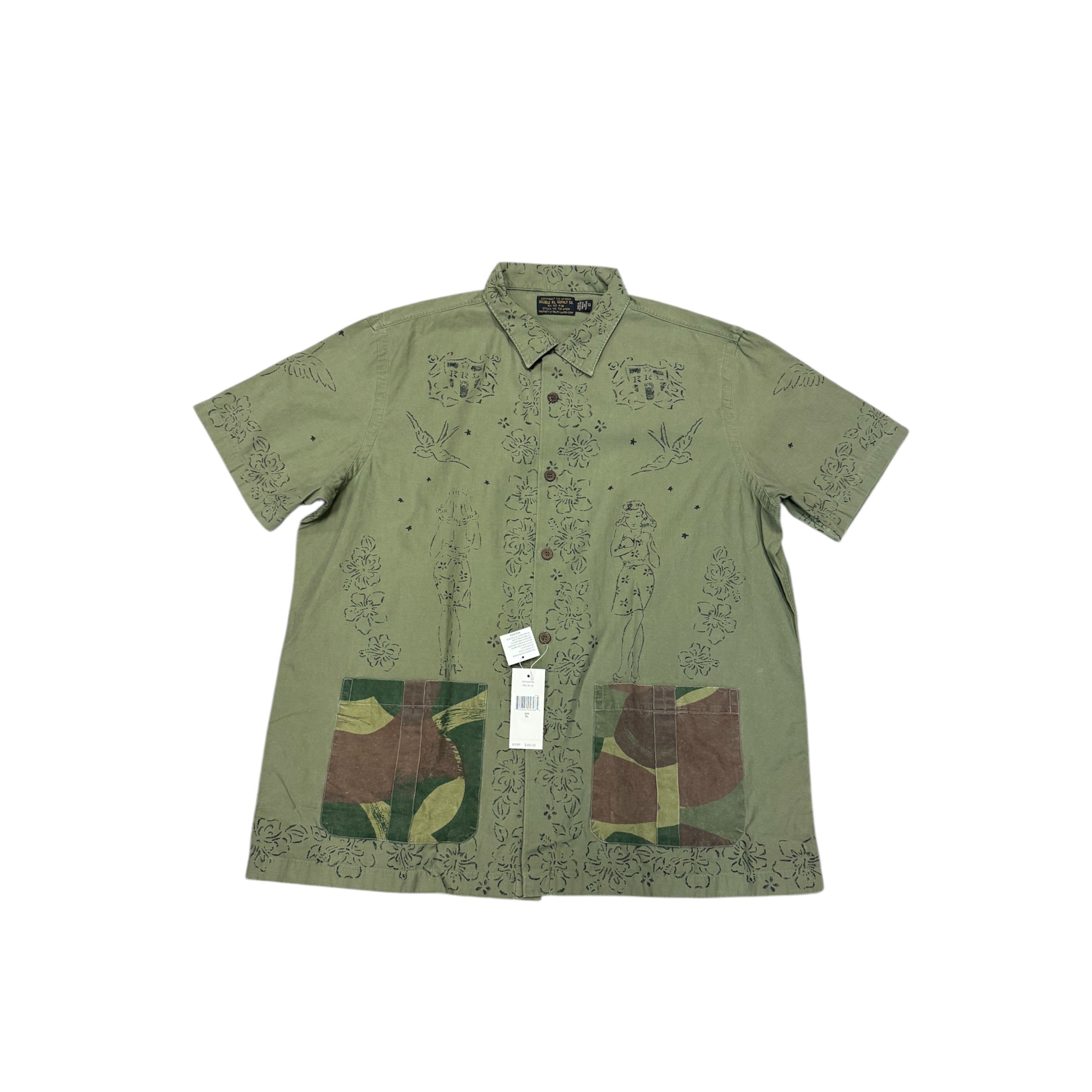 NWT RRL limited edition stencil short sleeve – LotiqueUSA