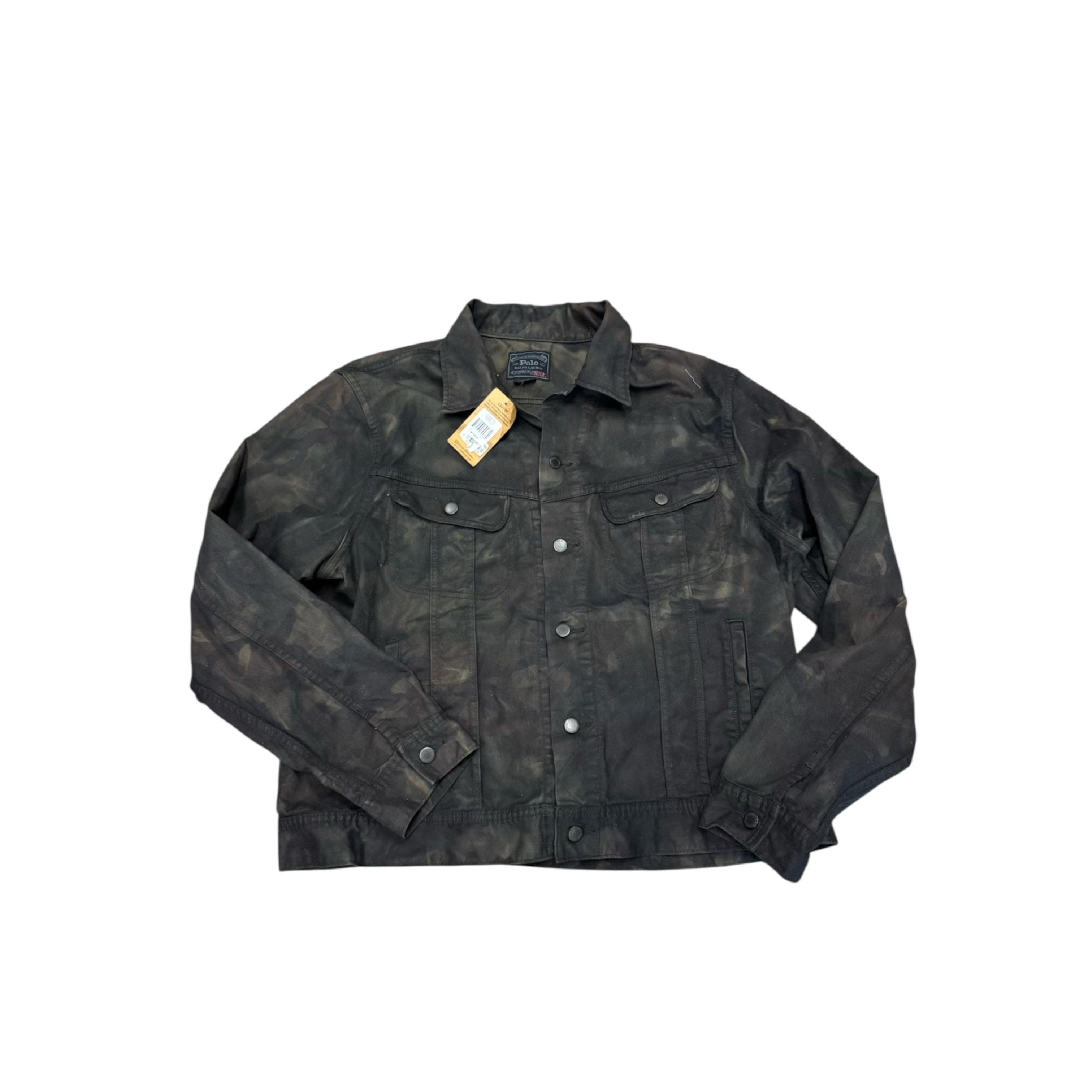NWT Polo camo denim jacket