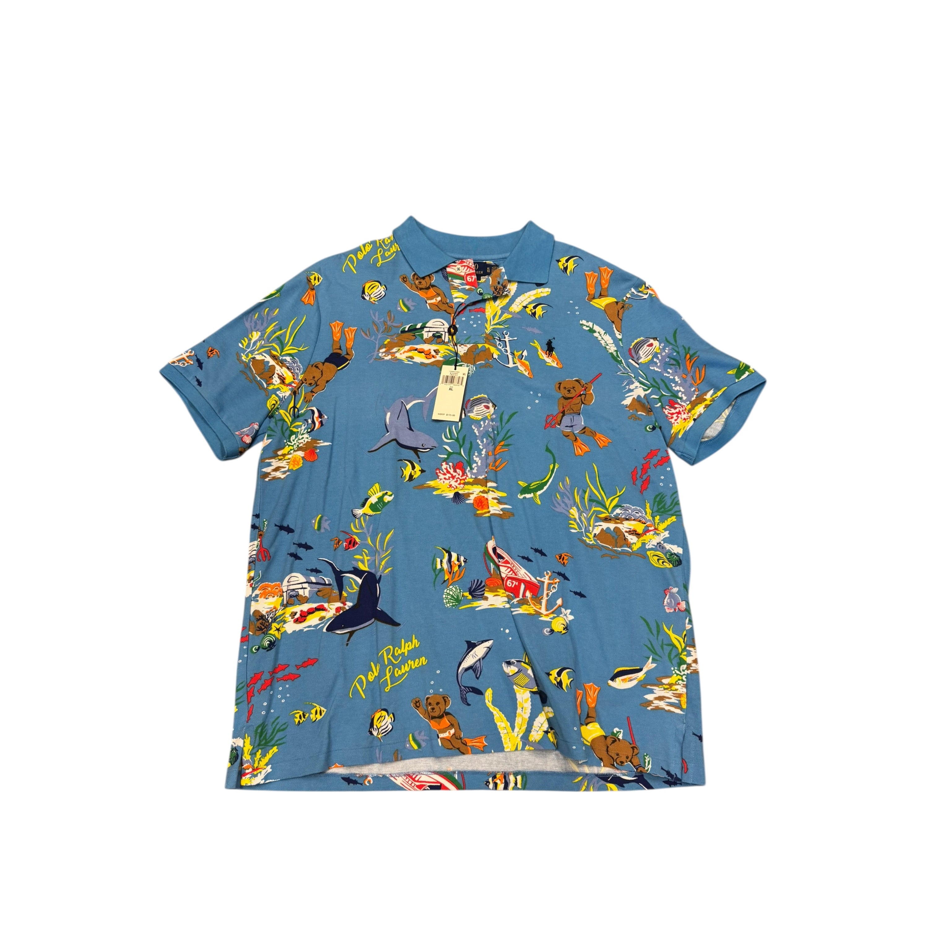 NWT Polo fishing bear short sleeve