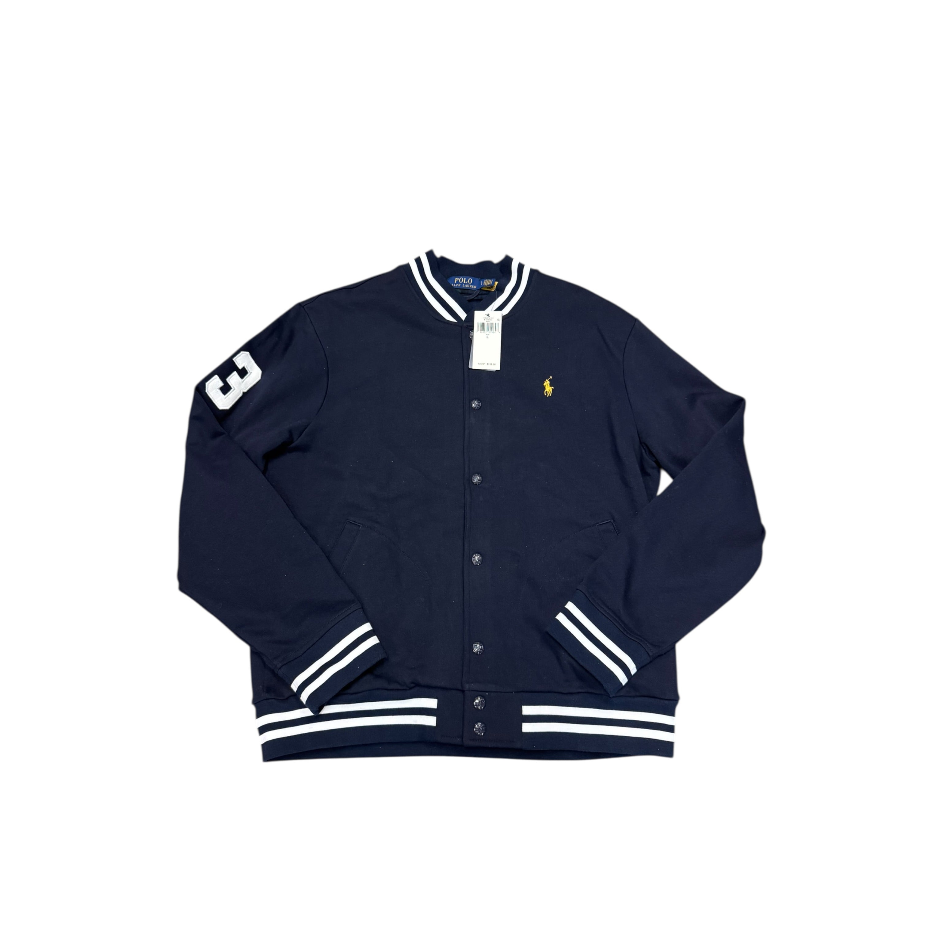 NWT Polo crest varsity jacket