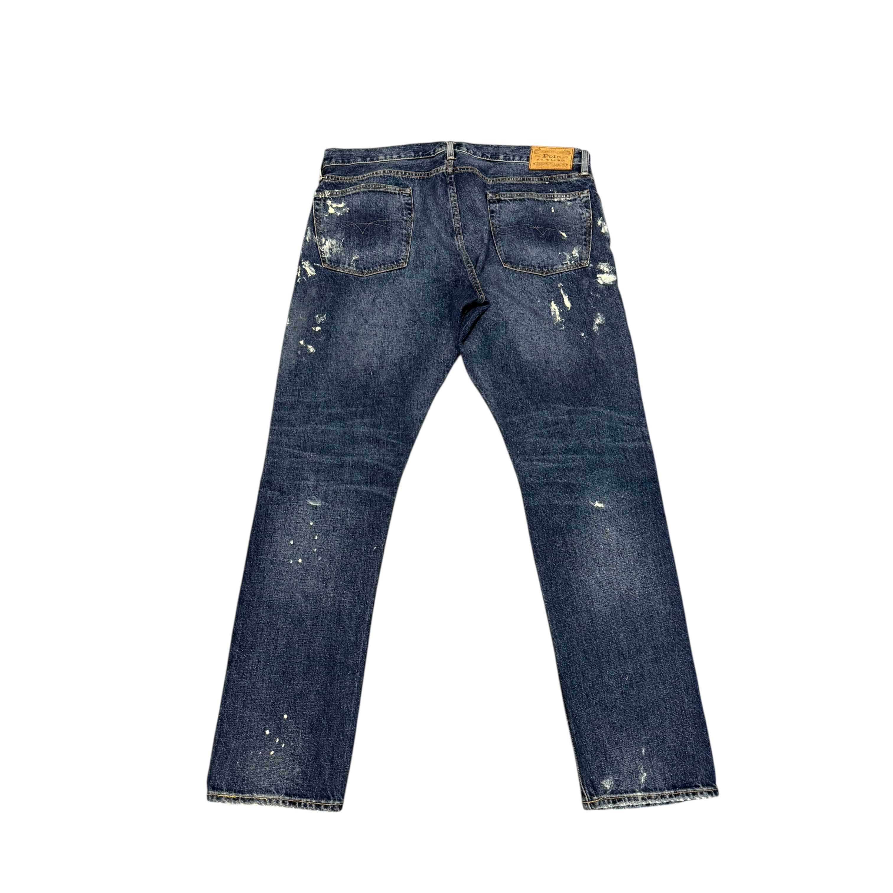 Polo Sullivan slim paint splatter jeans