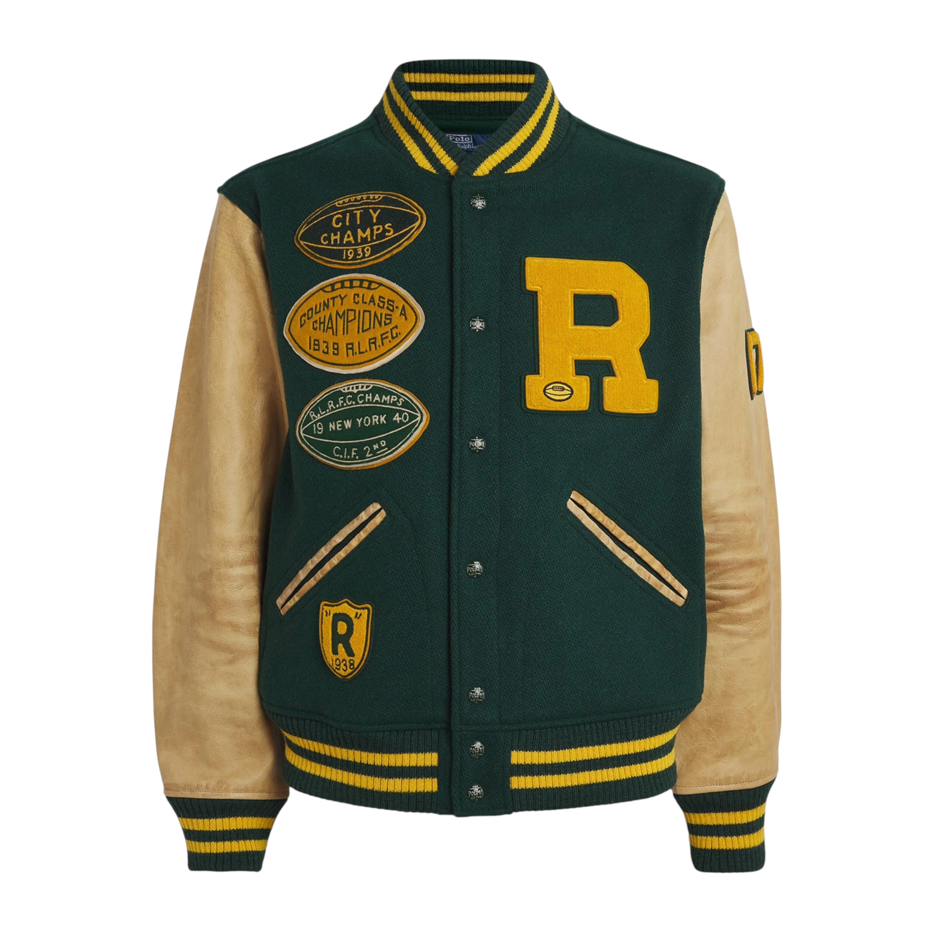 NWT Polo R varsity jacket