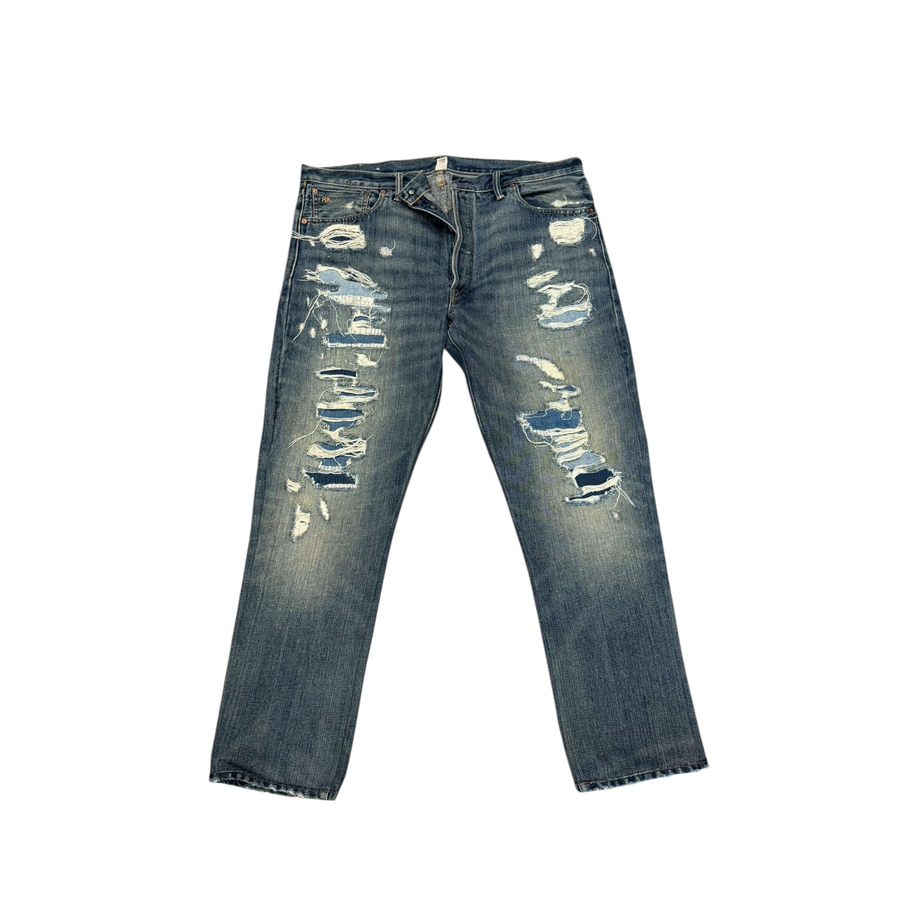 RRL STRAIGHT LEG SELVEDGE JEANS