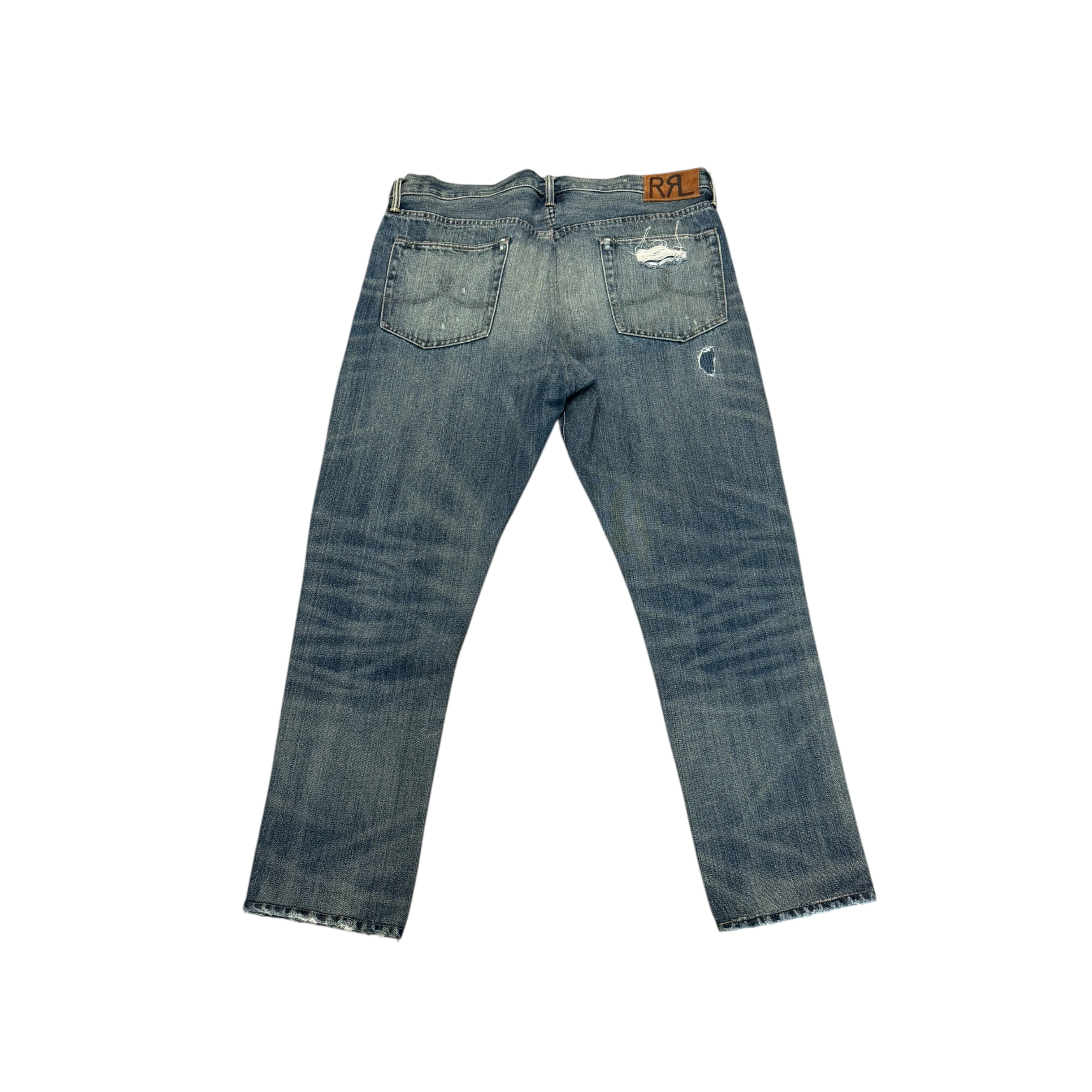 RRL STRAIGHT LEG SELVEDGE JEANS