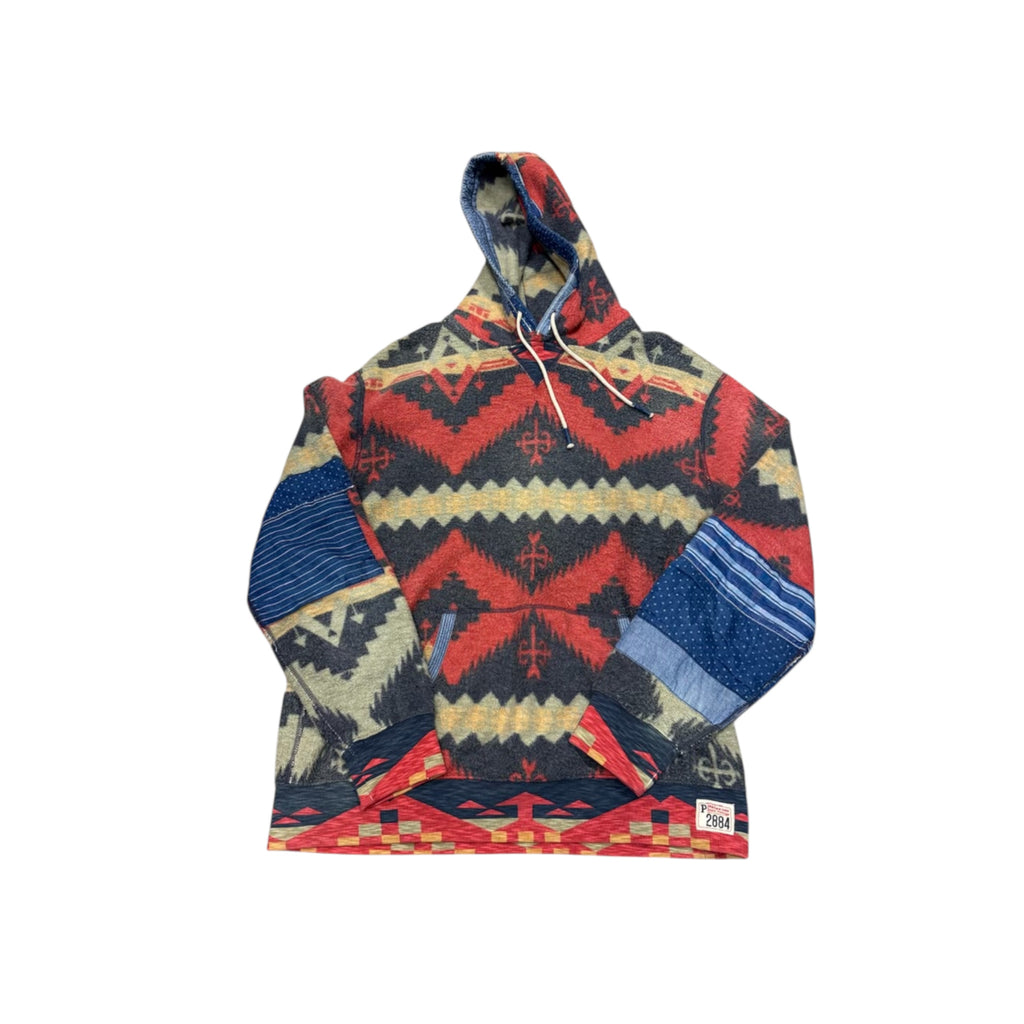 Polo PATCHWORK BLANKET HOODIE