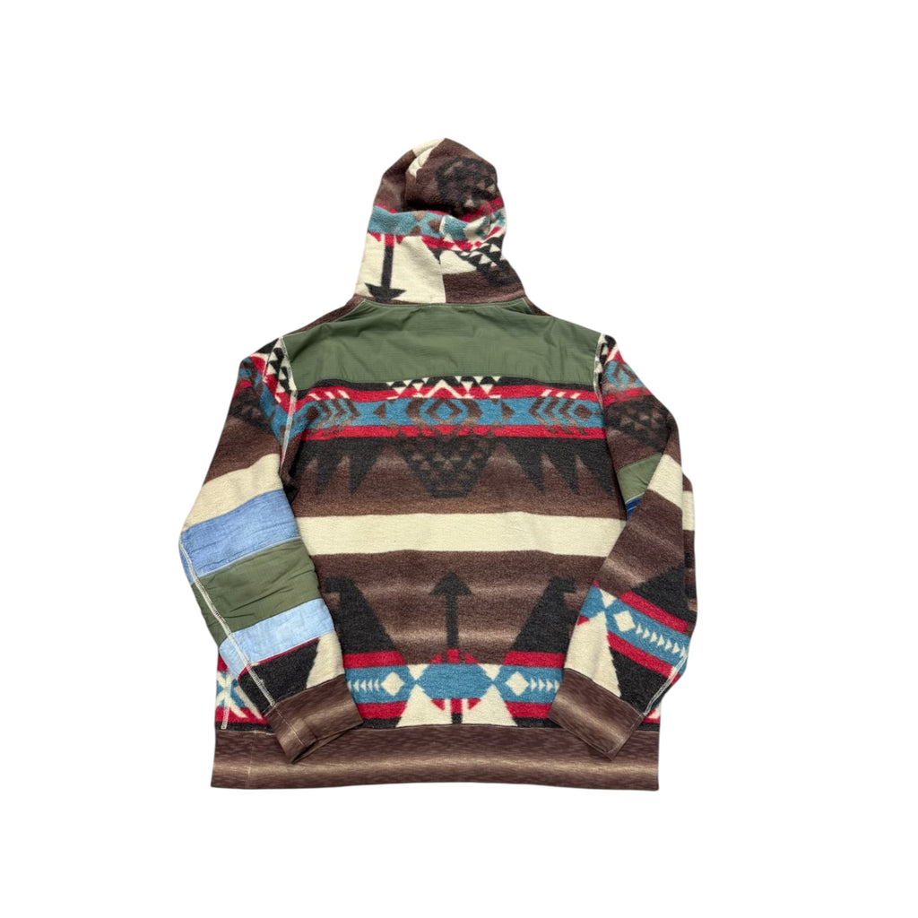 PATCHWORK BLANKET HOODIE