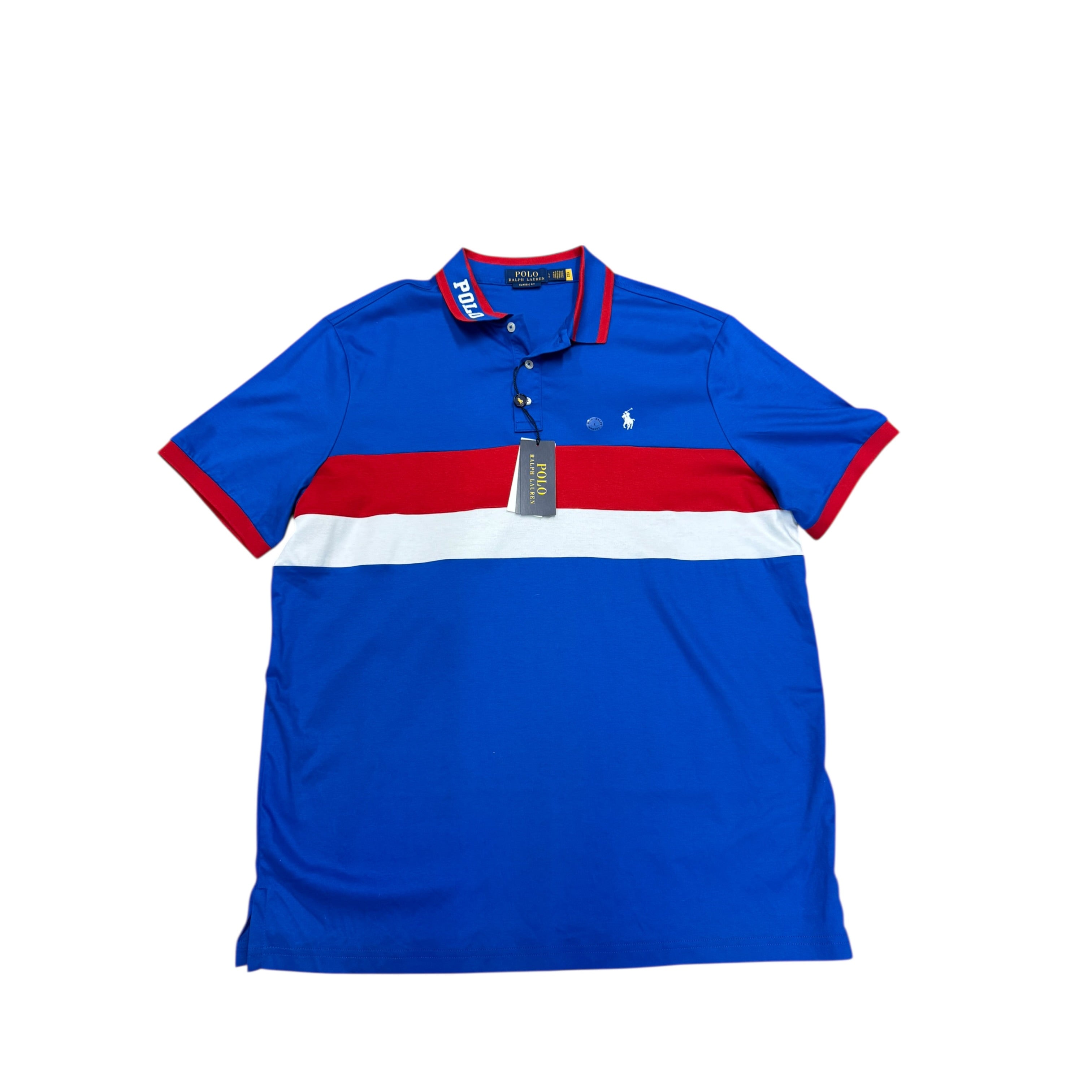 NWT Polo collar Spellout shirt