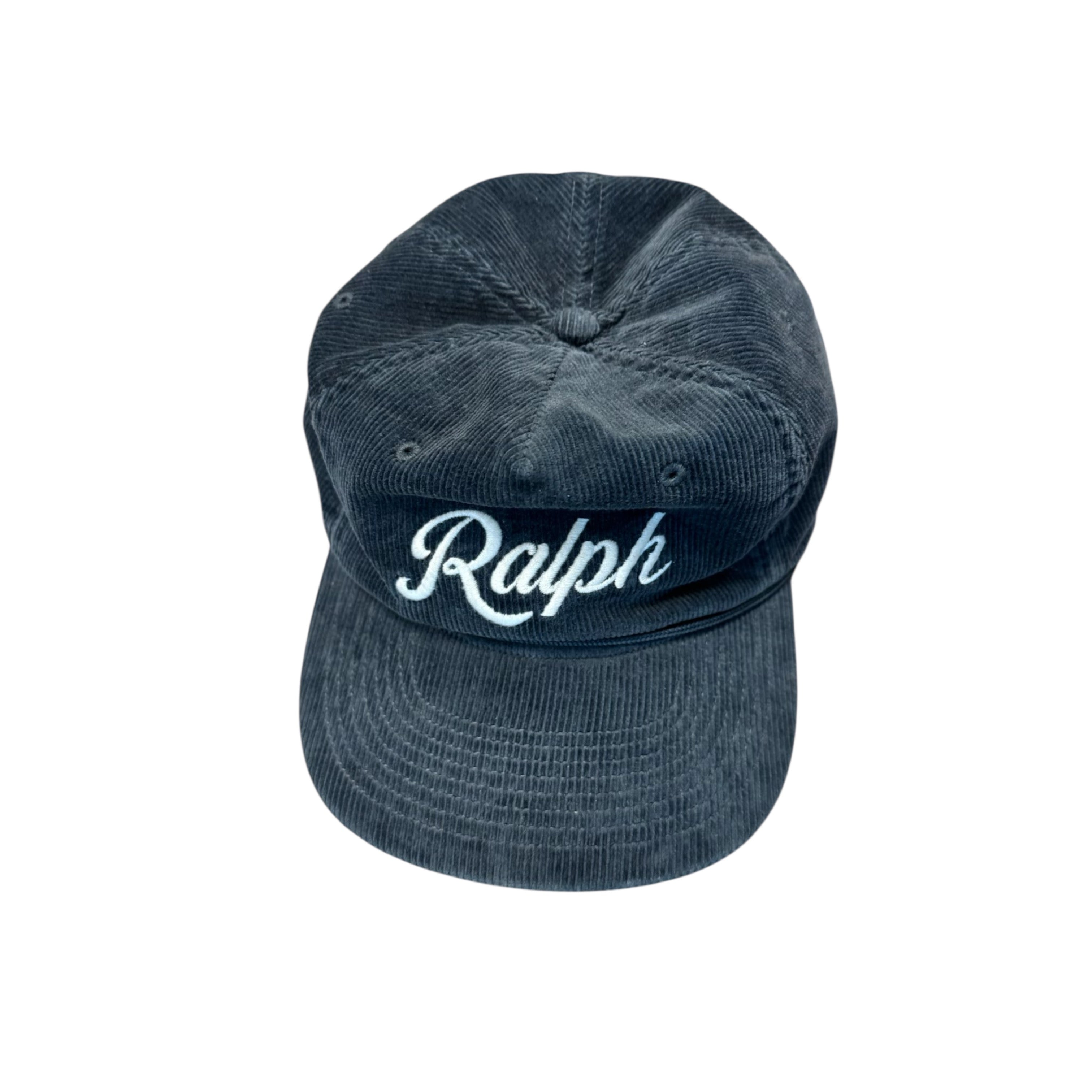 Polo RALPH script corduroy hat