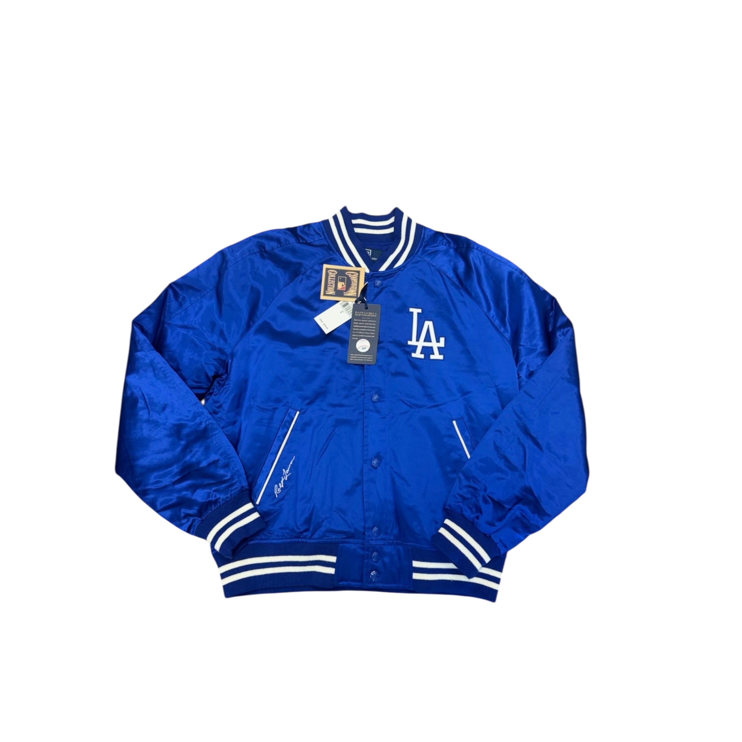 NWT Polo LA DODGERS satin jacket