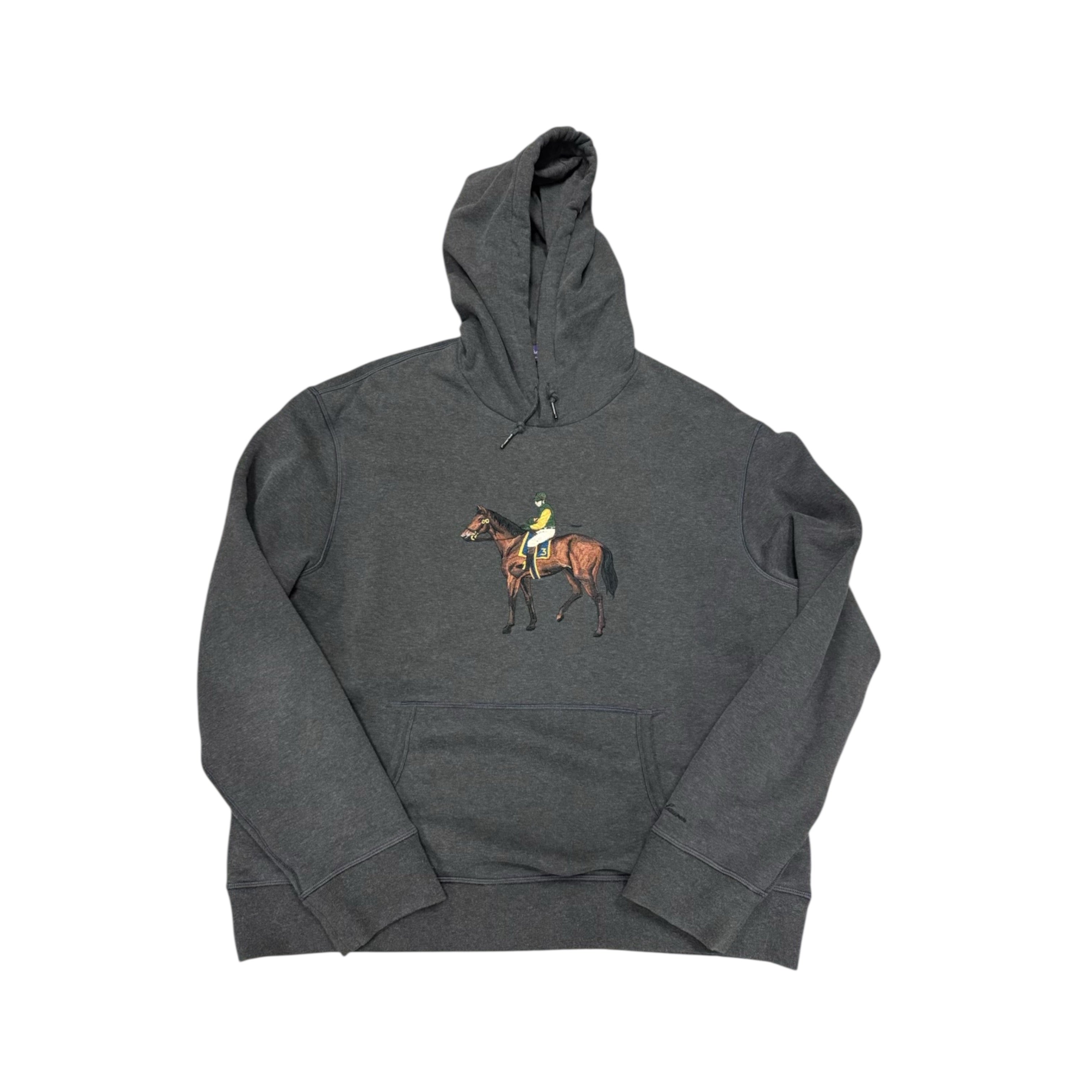 RL Purple label equestrian hoodie