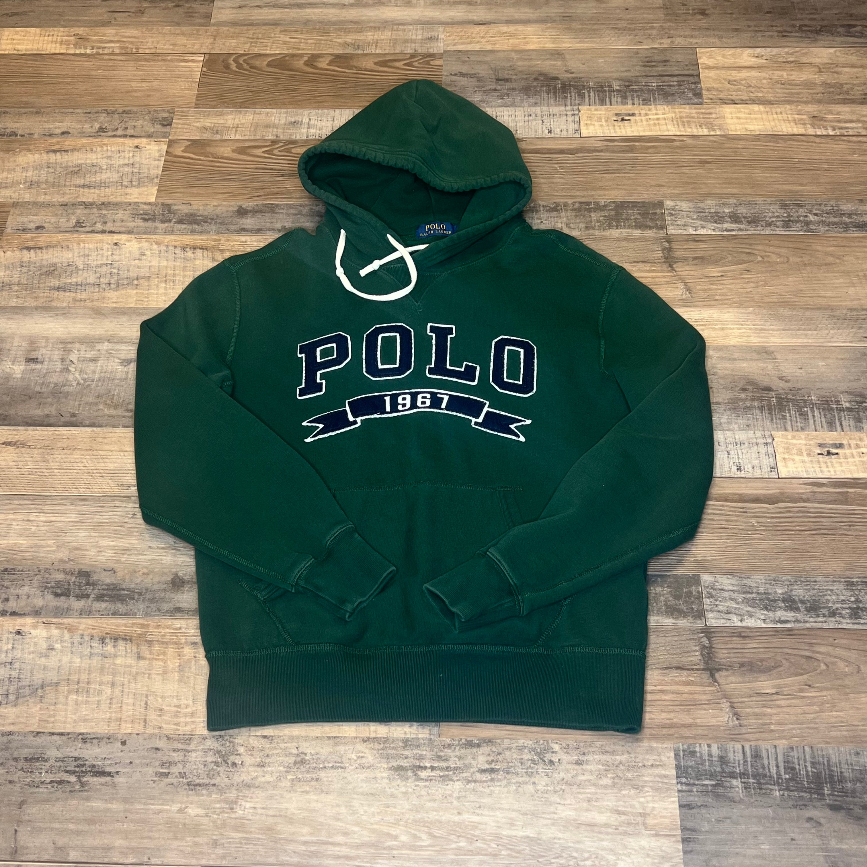 Polo Spellout Banner Hoody