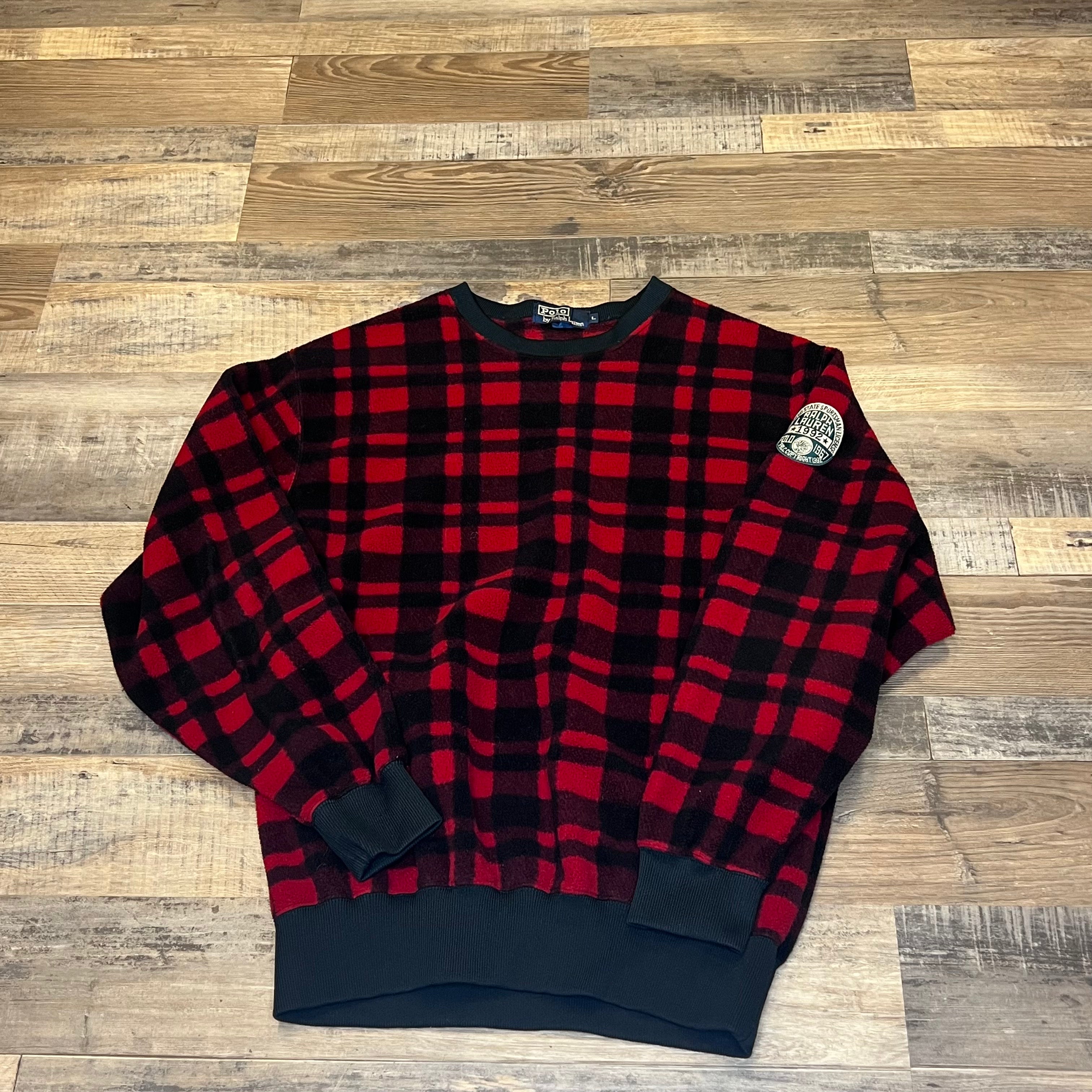 Polo Sportsman 1992 Lumberjack Plaid Fleece